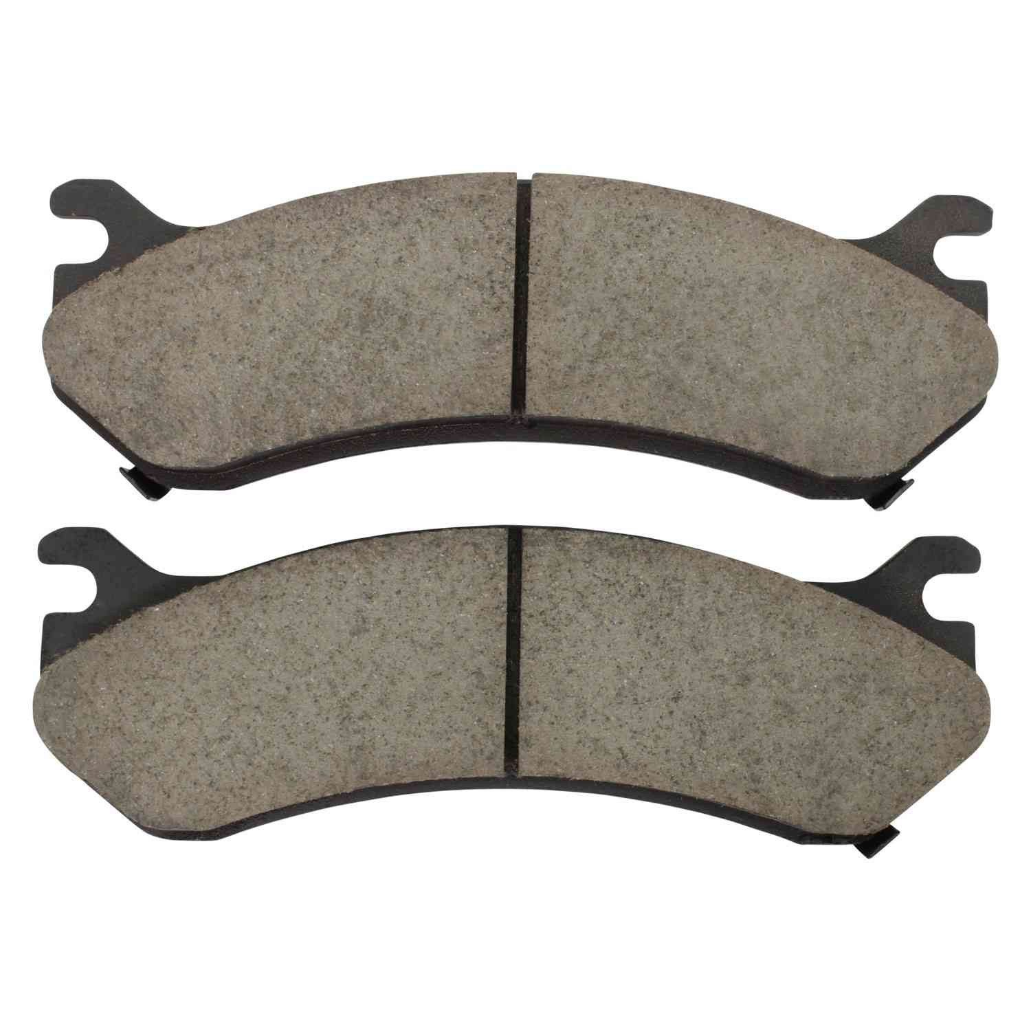 Front View of Front Disc Brake Pad Set MPA 1000-0785M