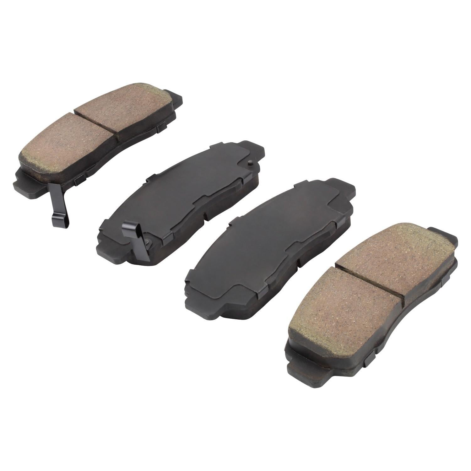 Angle View of Front Disc Brake Pad Set MPA 1000-0787C