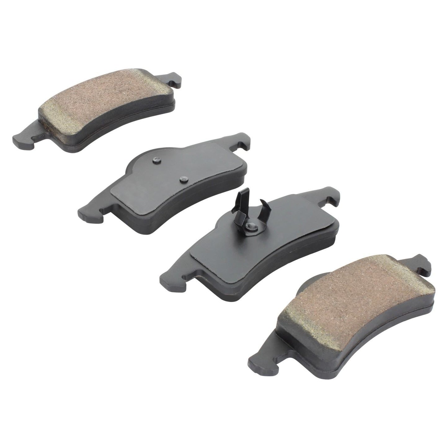 Angle View of Rear Disc Brake Pad Set MPA 1000-0791C