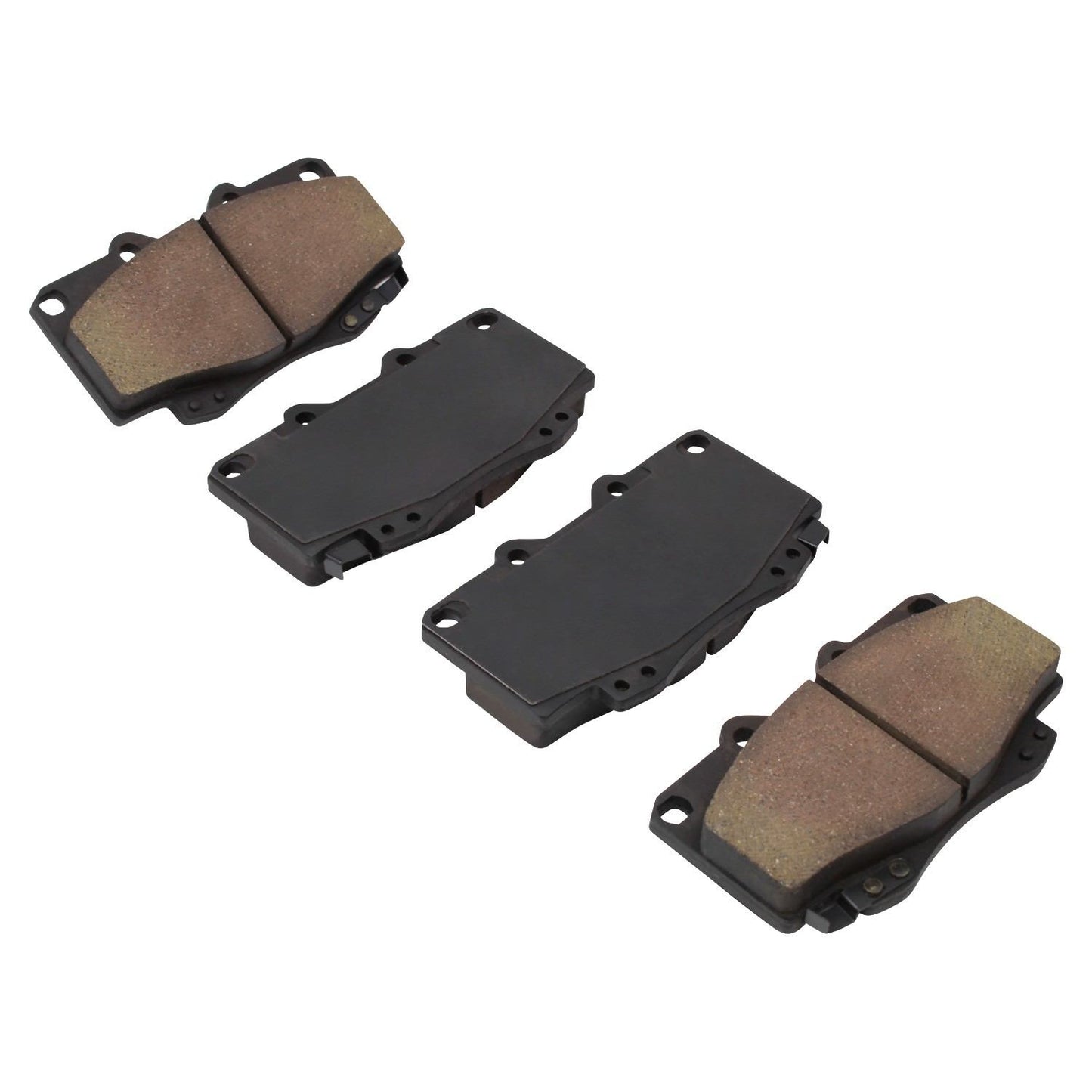 Angle View of Front Disc Brake Pad Set MPA 1000-0799C