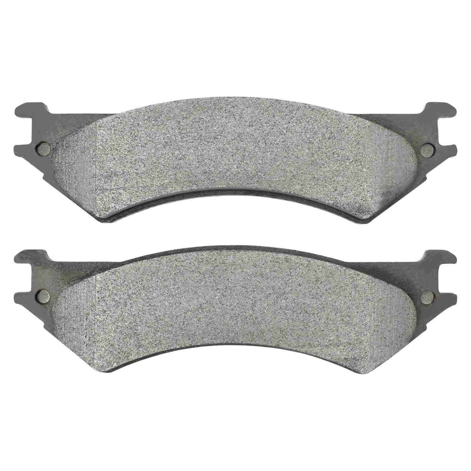 Front View of Rear Disc Brake Pad Set MPA 1000-0802M