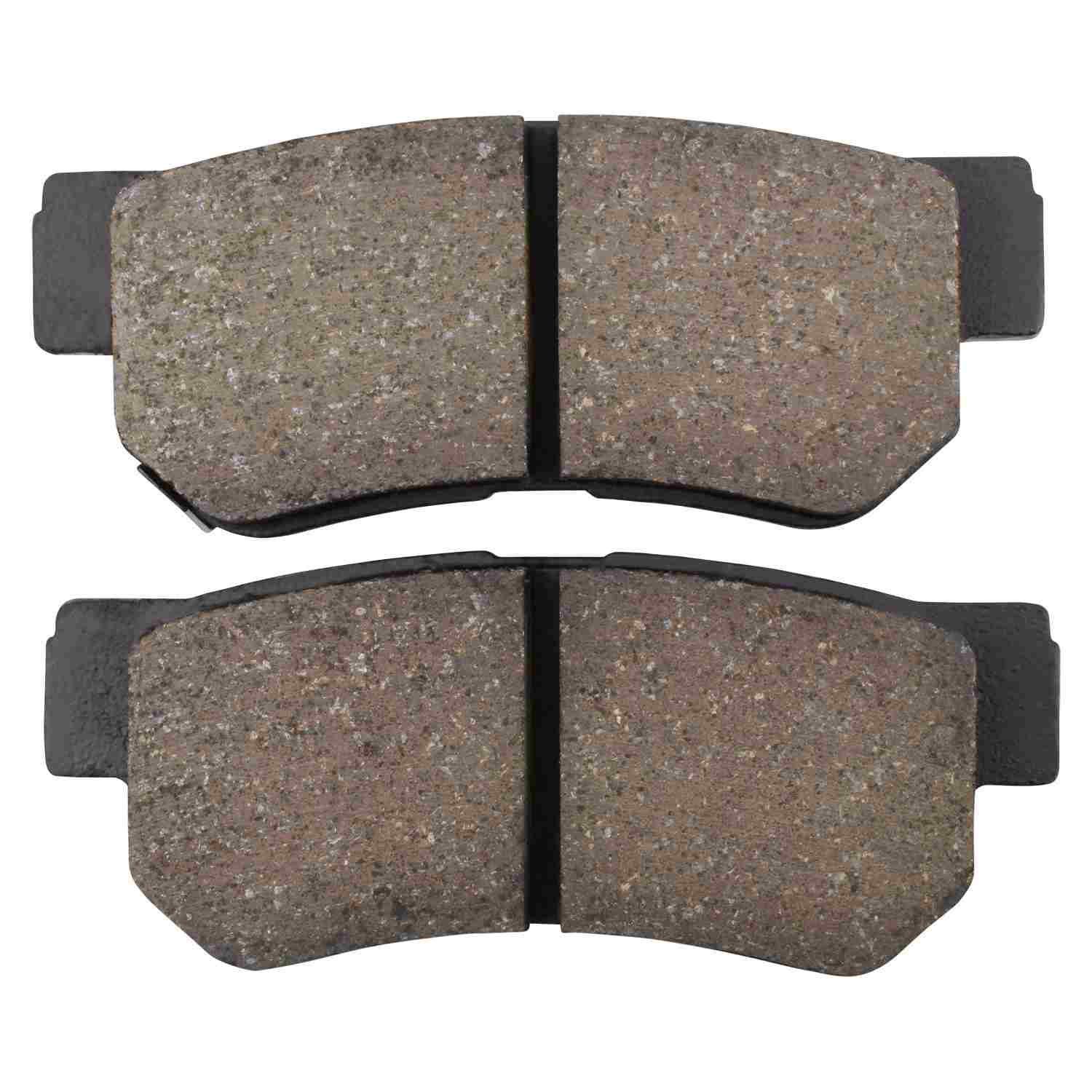 Front View of Rear Disc Brake Pad Set MPA 1000-0813C