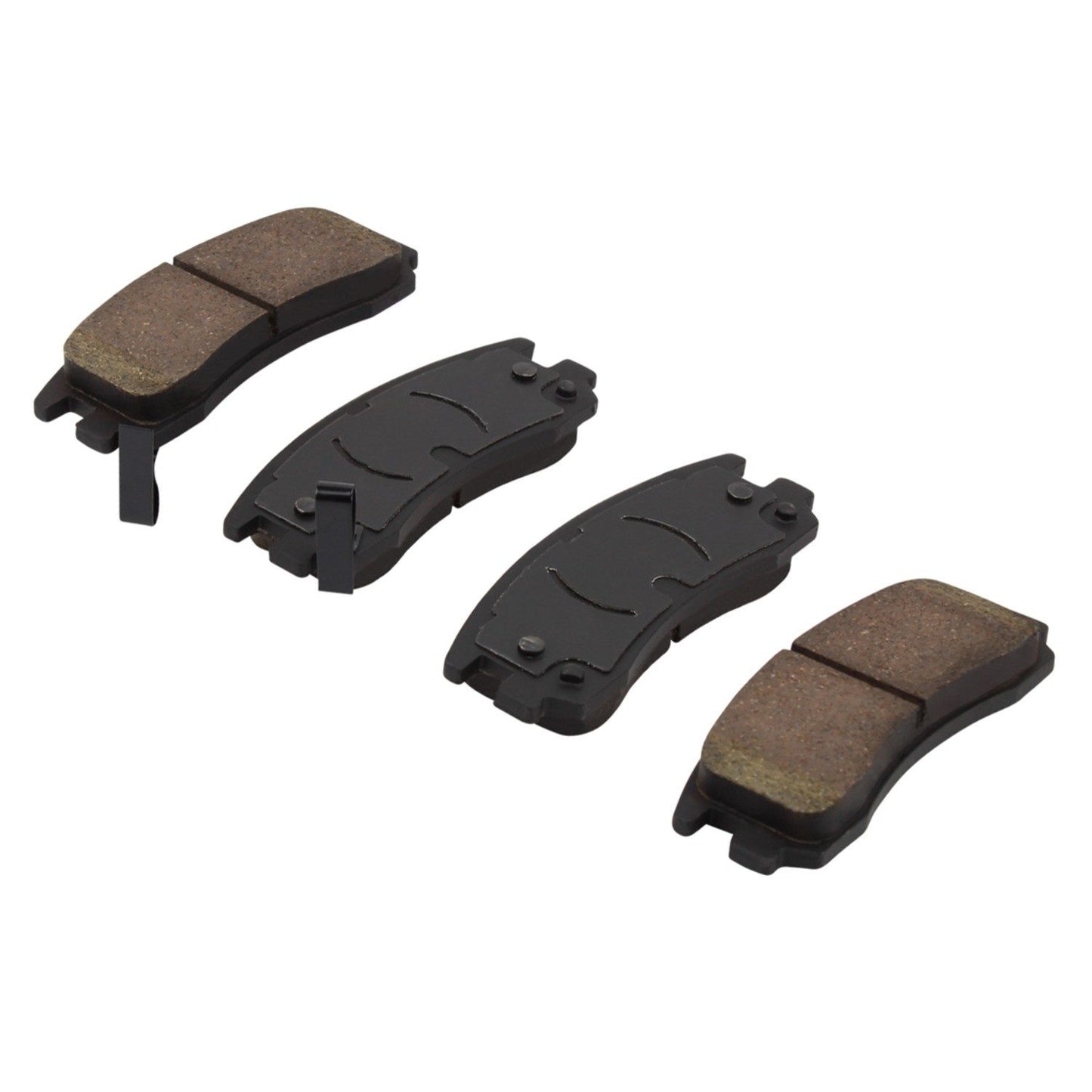 Angle View of Rear Disc Brake Pad Set MPA 1000-0814C