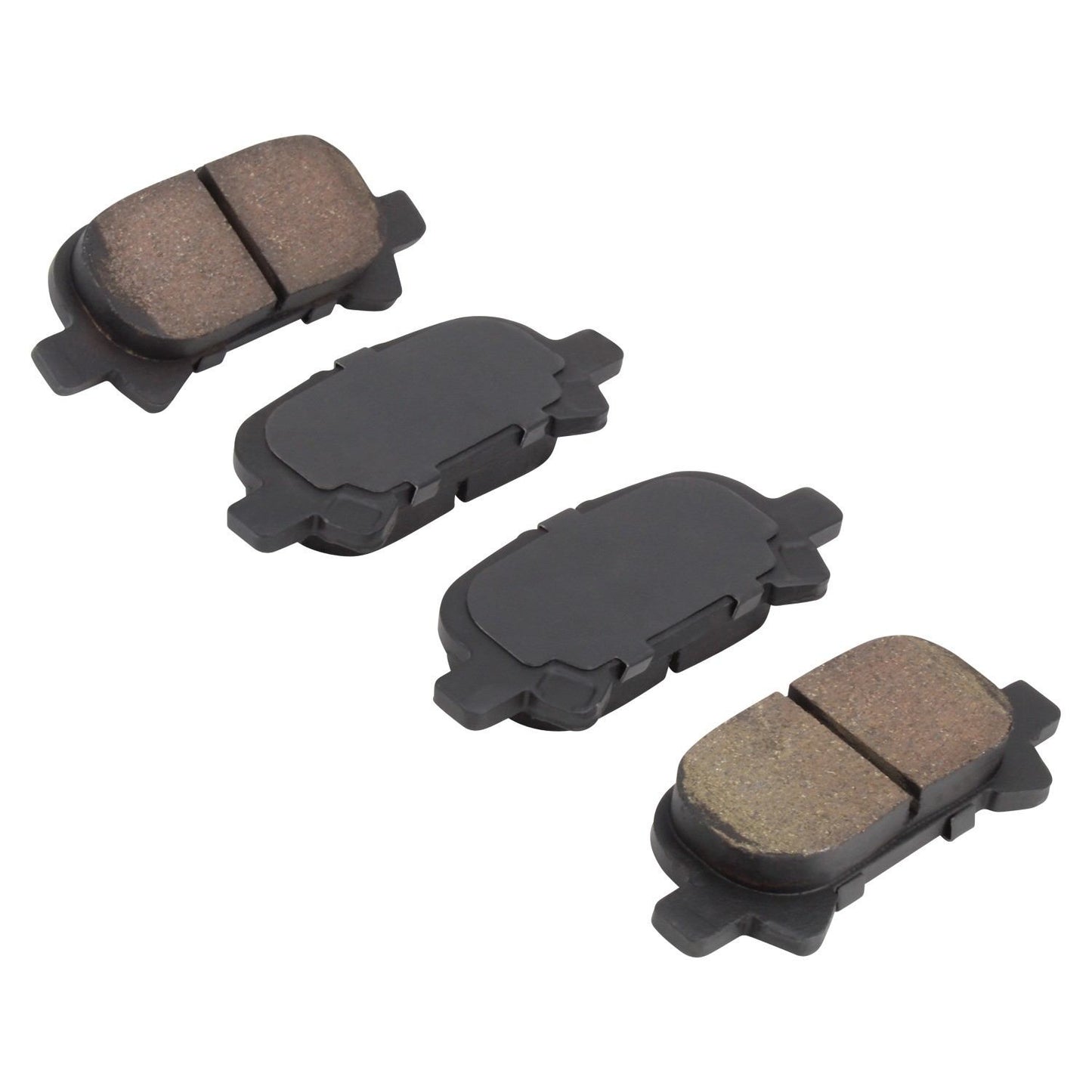 Angle View of Rear Disc Brake Pad Set MPA 1000-0828C