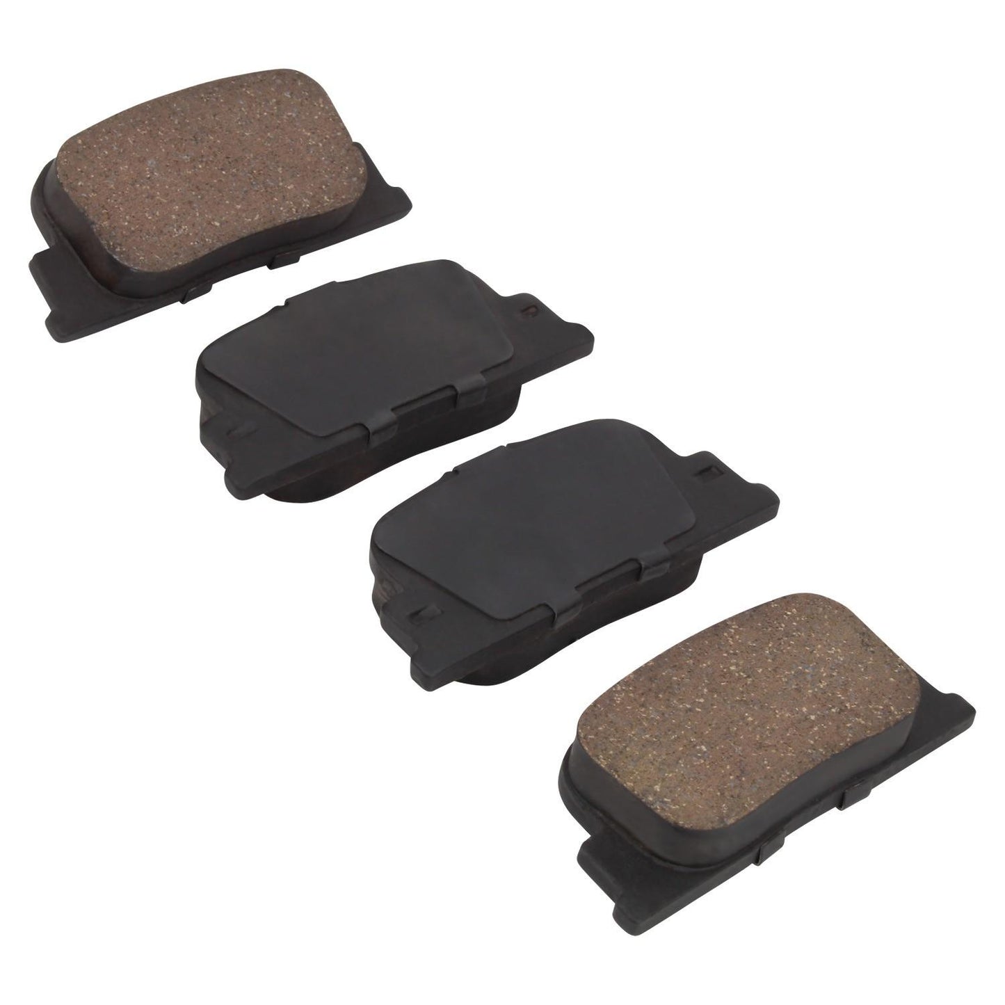 Angle View of Rear Disc Brake Pad Set MPA 1000-0835C