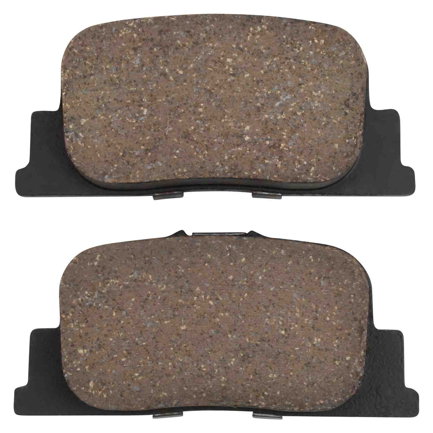 Front View of Rear Disc Brake Pad Set MPA 1000-0835C