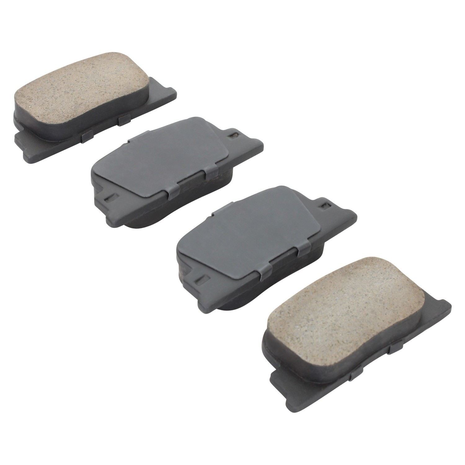 Angle View of Rear Disc Brake Pad Set MPA 1000-0835M