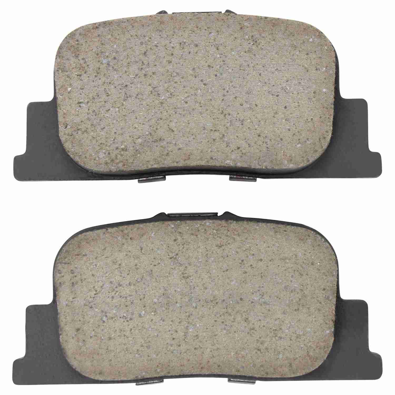 Front View of Rear Disc Brake Pad Set MPA 1000-0835M