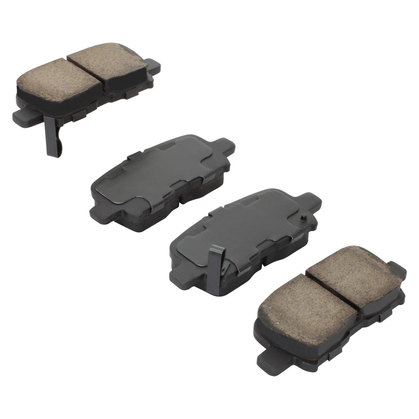 Angle View of Rear Disc Brake Pad Set MPA 1000-0865C