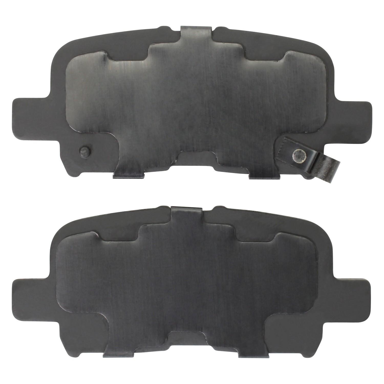 Back View of Rear Disc Brake Pad Set MPA 1000-0865C