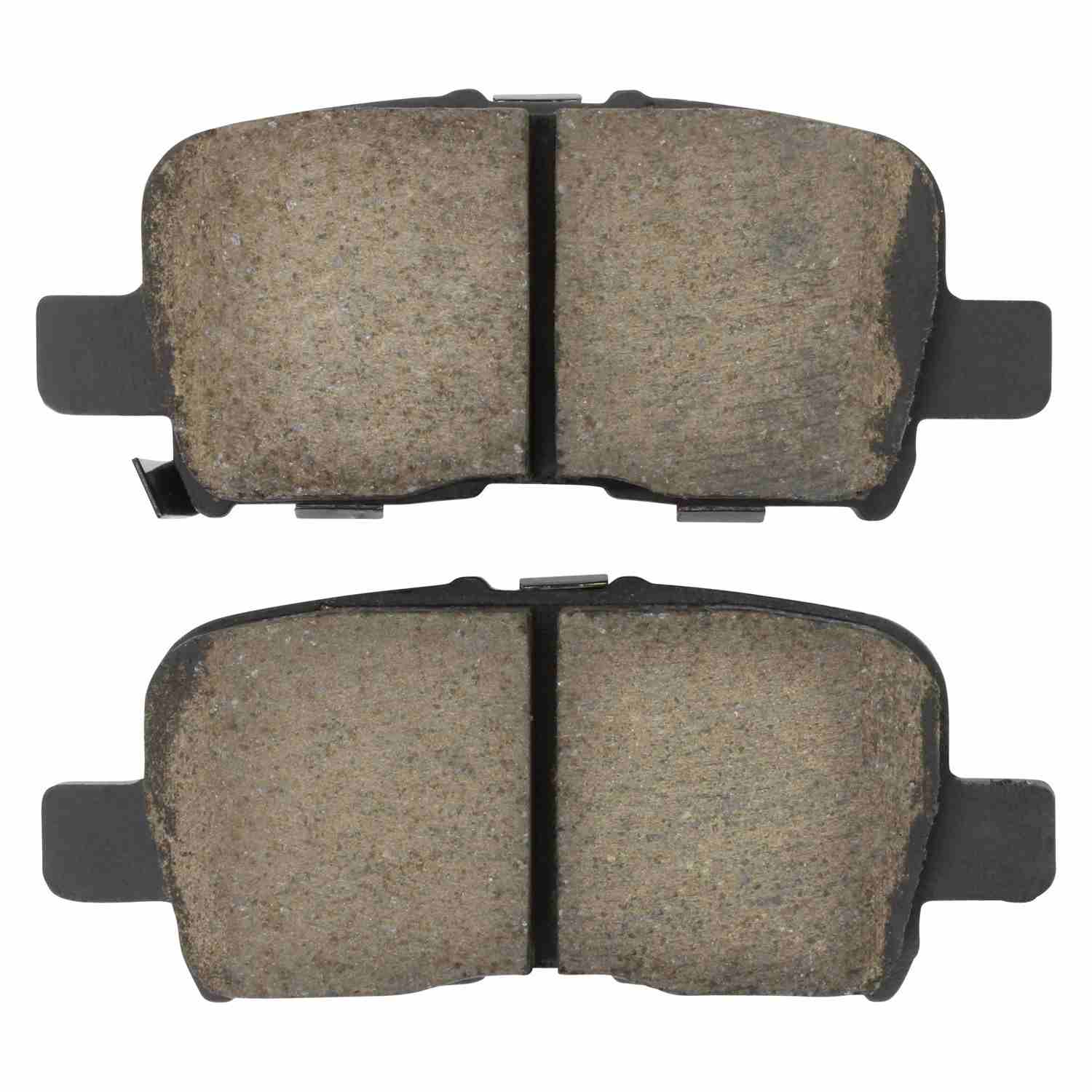 Front View of Rear Disc Brake Pad Set MPA 1000-0865C