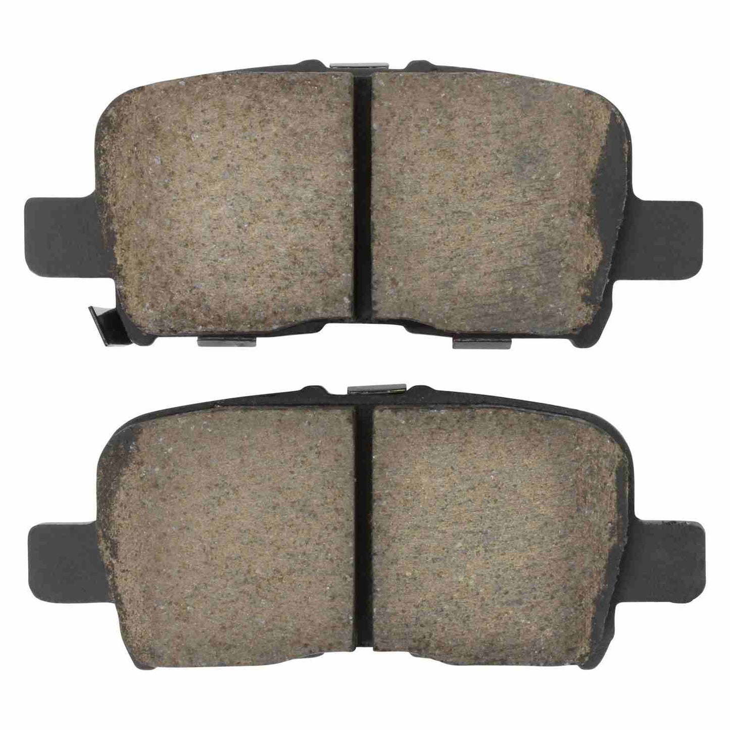 Front View of Rear Disc Brake Pad Set MPA 1000-0865M