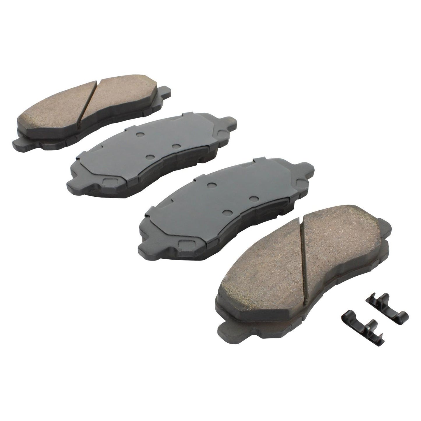 Angle View of Front Disc Brake Pad Set MPA 1000-0866C