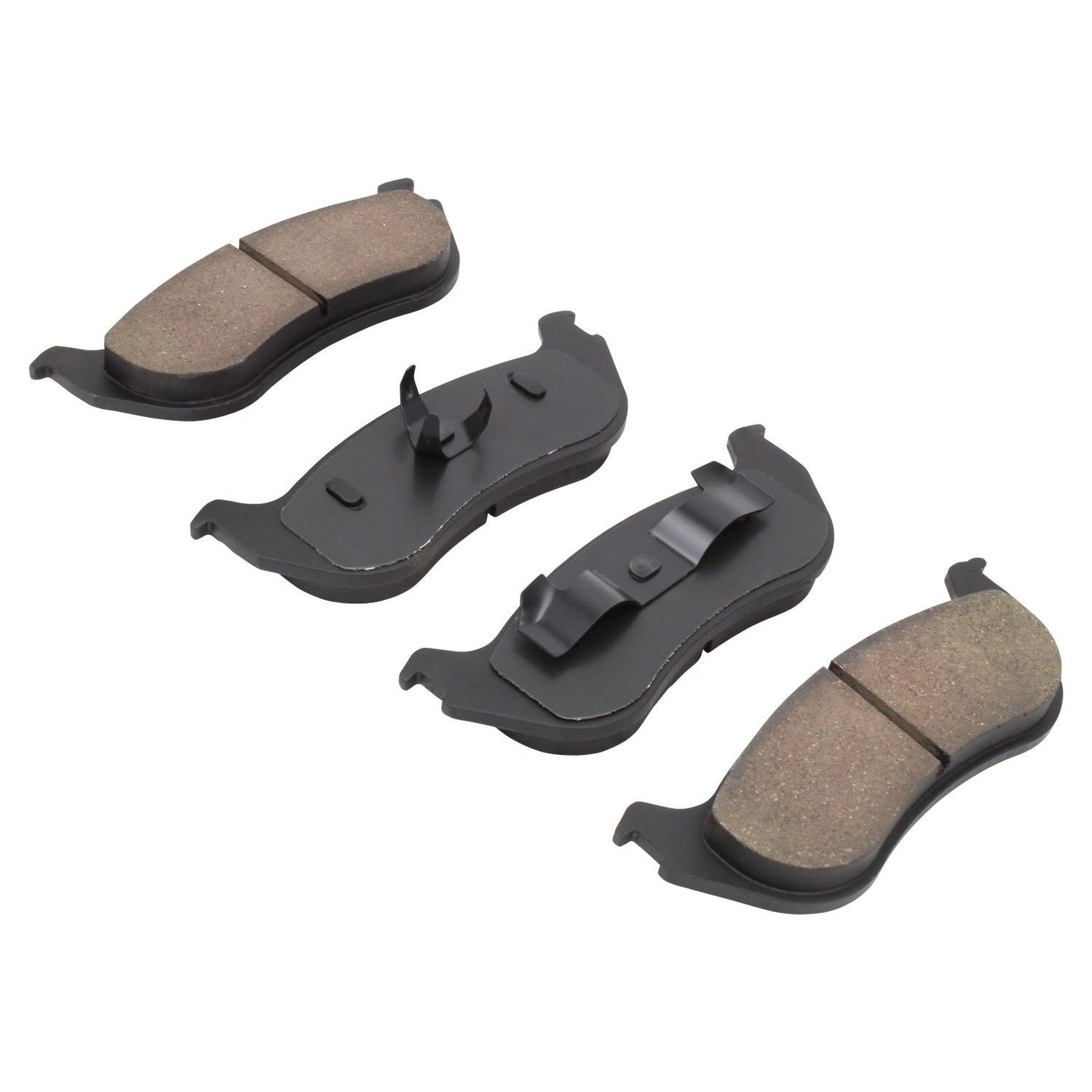 Angle View of Rear Disc Brake Pad Set MPA 1000-0881C