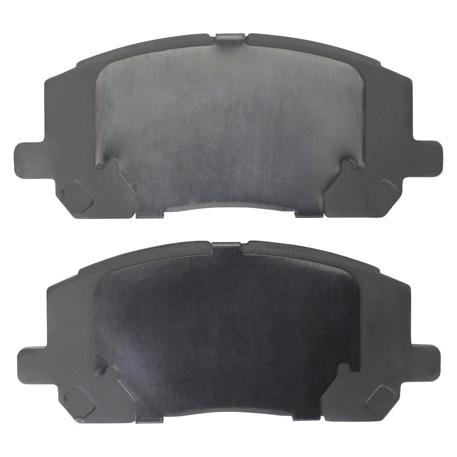 Back View of Front Disc Brake Pad Set MPA 1000-0884C