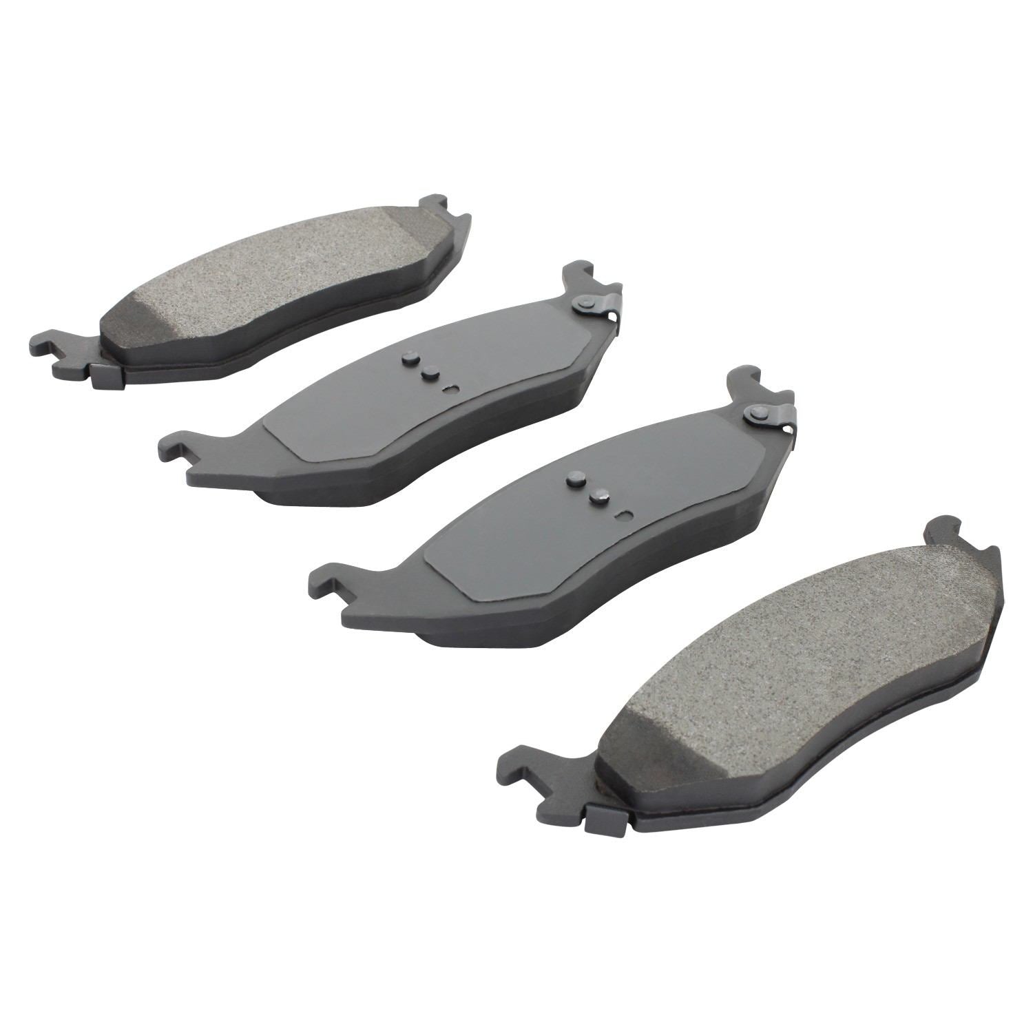 Angle View of Rear Disc Brake Pad Set MPA 1000-0898M