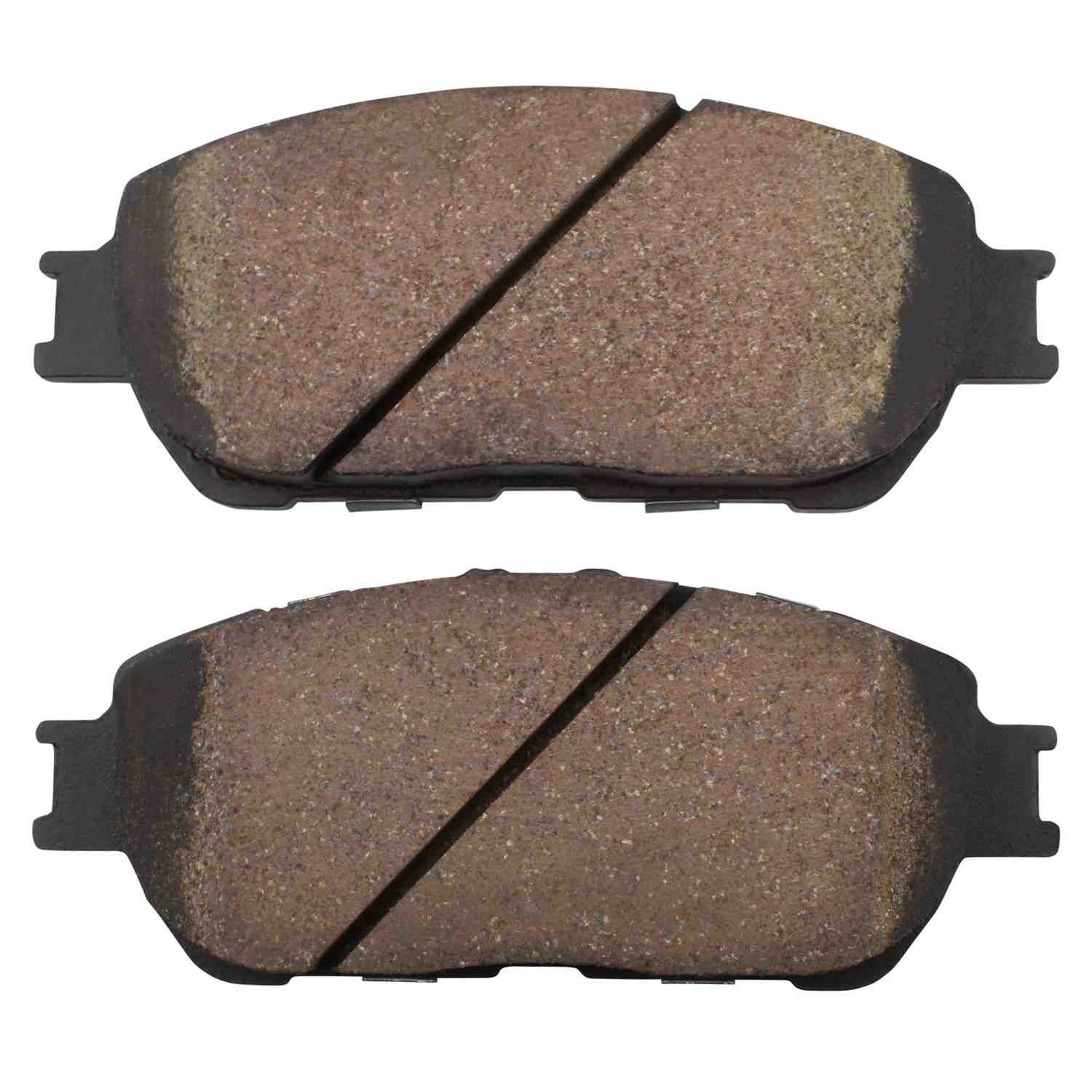 Front View of Front Disc Brake Pad Set MPA 1000-0906C