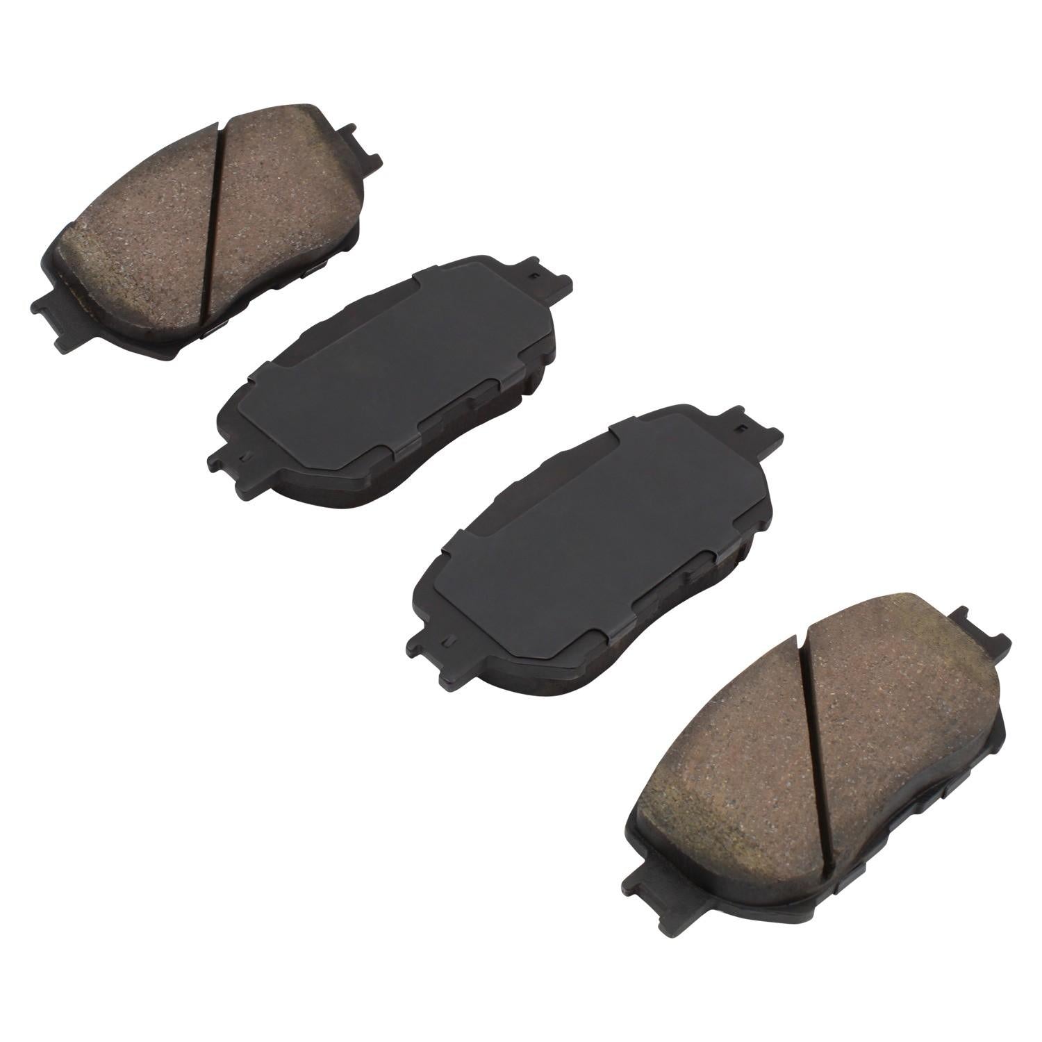 Angle View of Front Disc Brake Pad Set MPA 1000-0908C