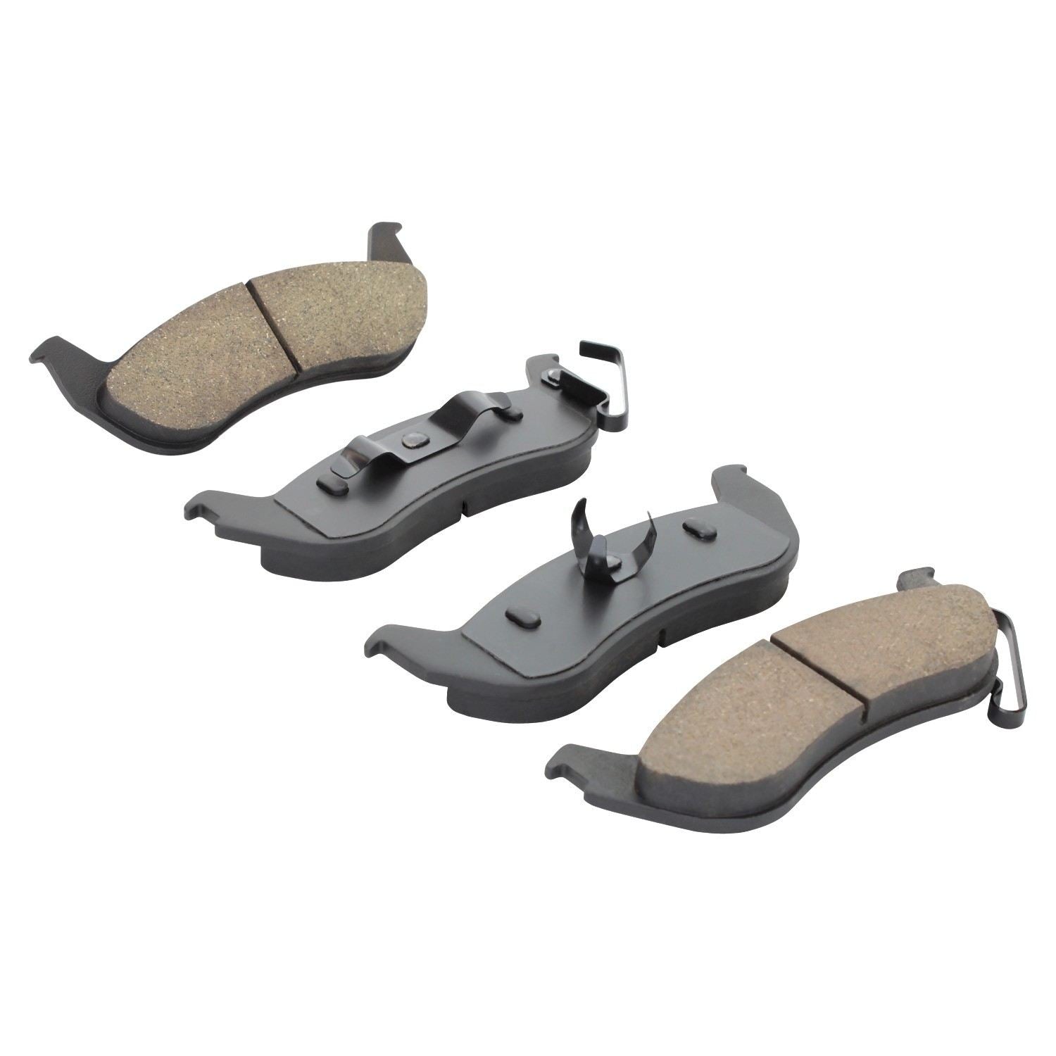 Angle View of Rear Disc Brake Pad Set MPA 1000-0932C