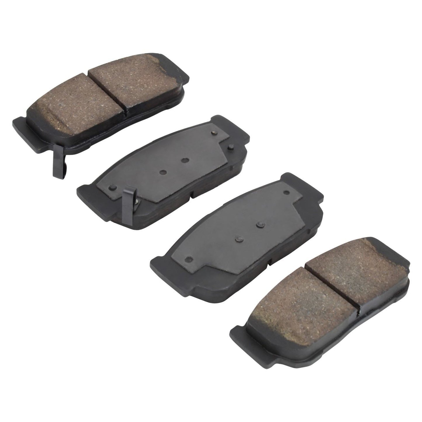 Angle View of Rear Disc Brake Pad Set MPA 1000-0954M