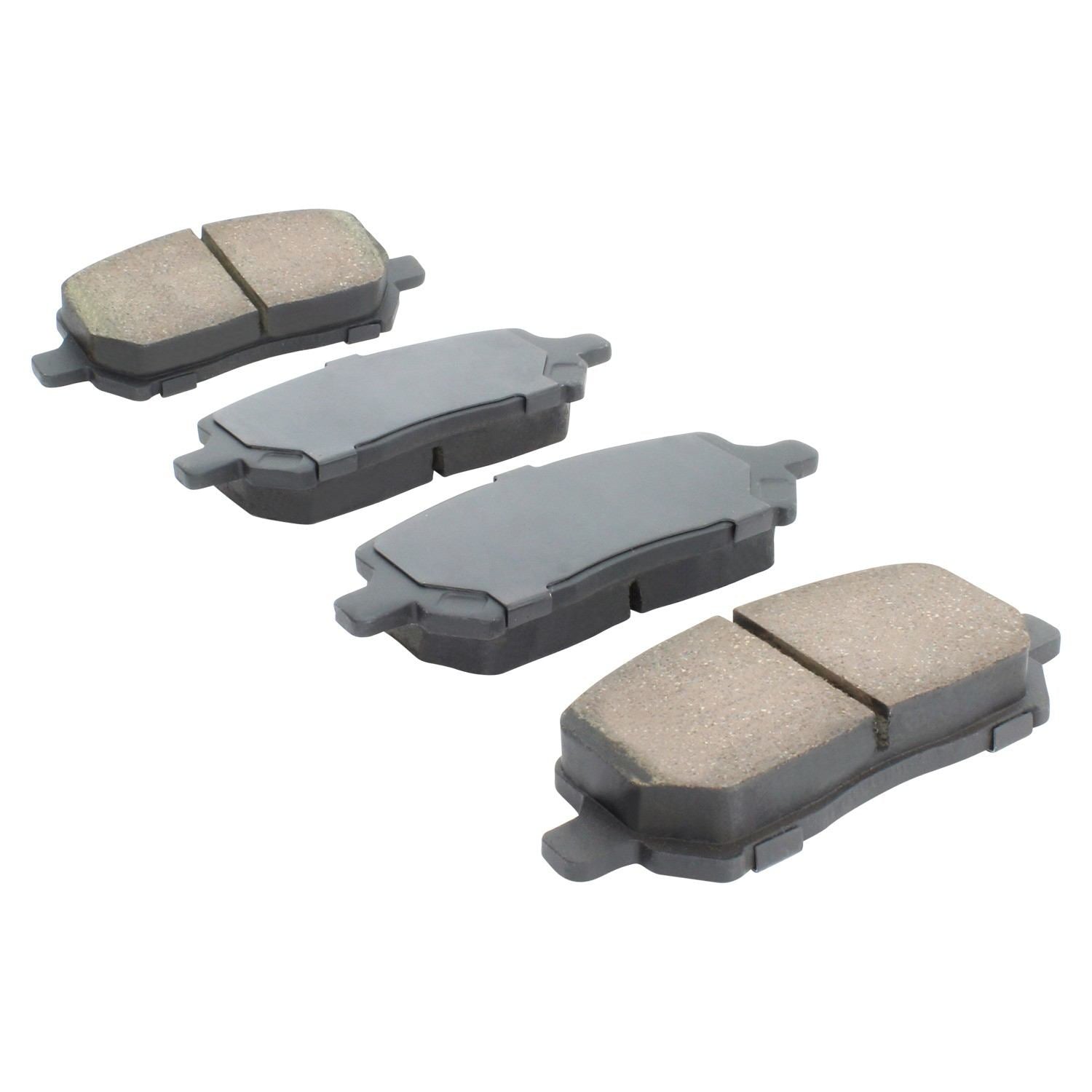 Angle View of Front Disc Brake Pad Set MPA 1000-0956C