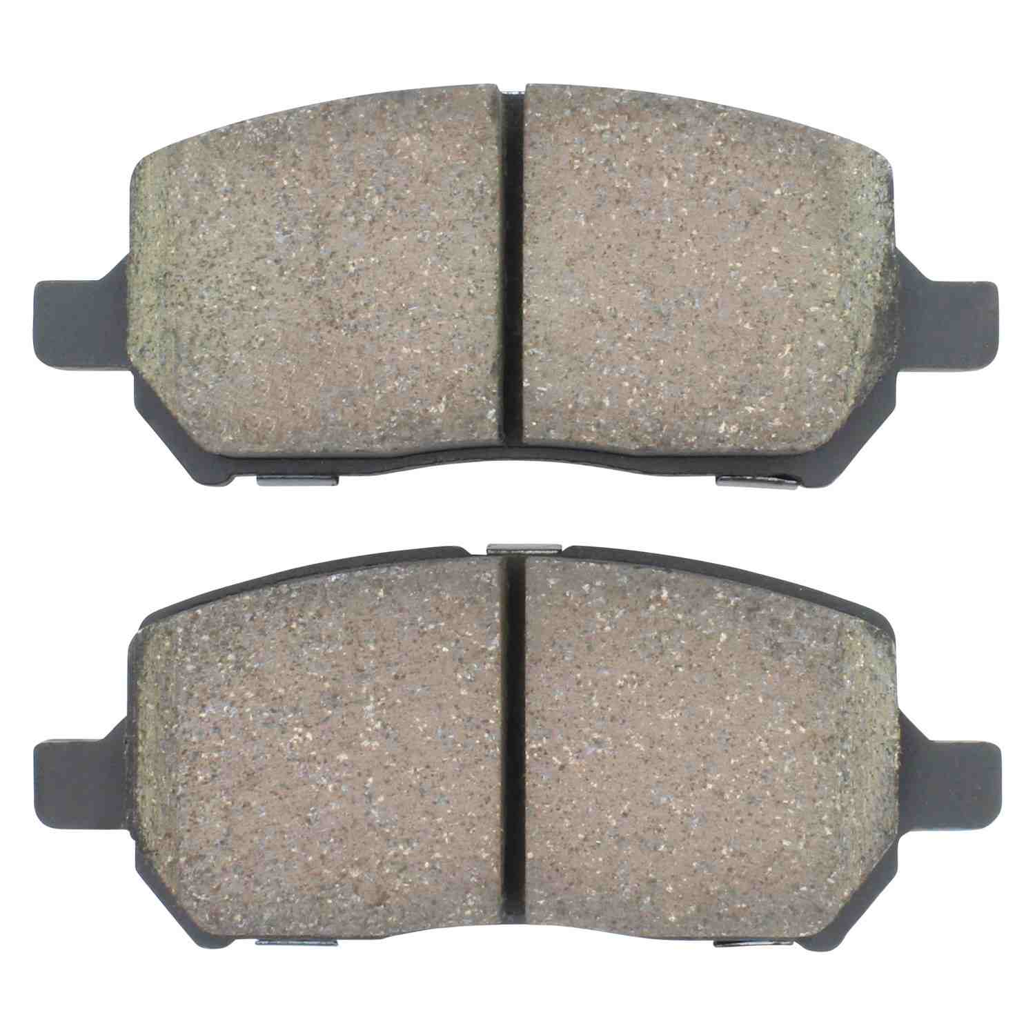 Front View of Front Disc Brake Pad Set MPA 1000-0956C