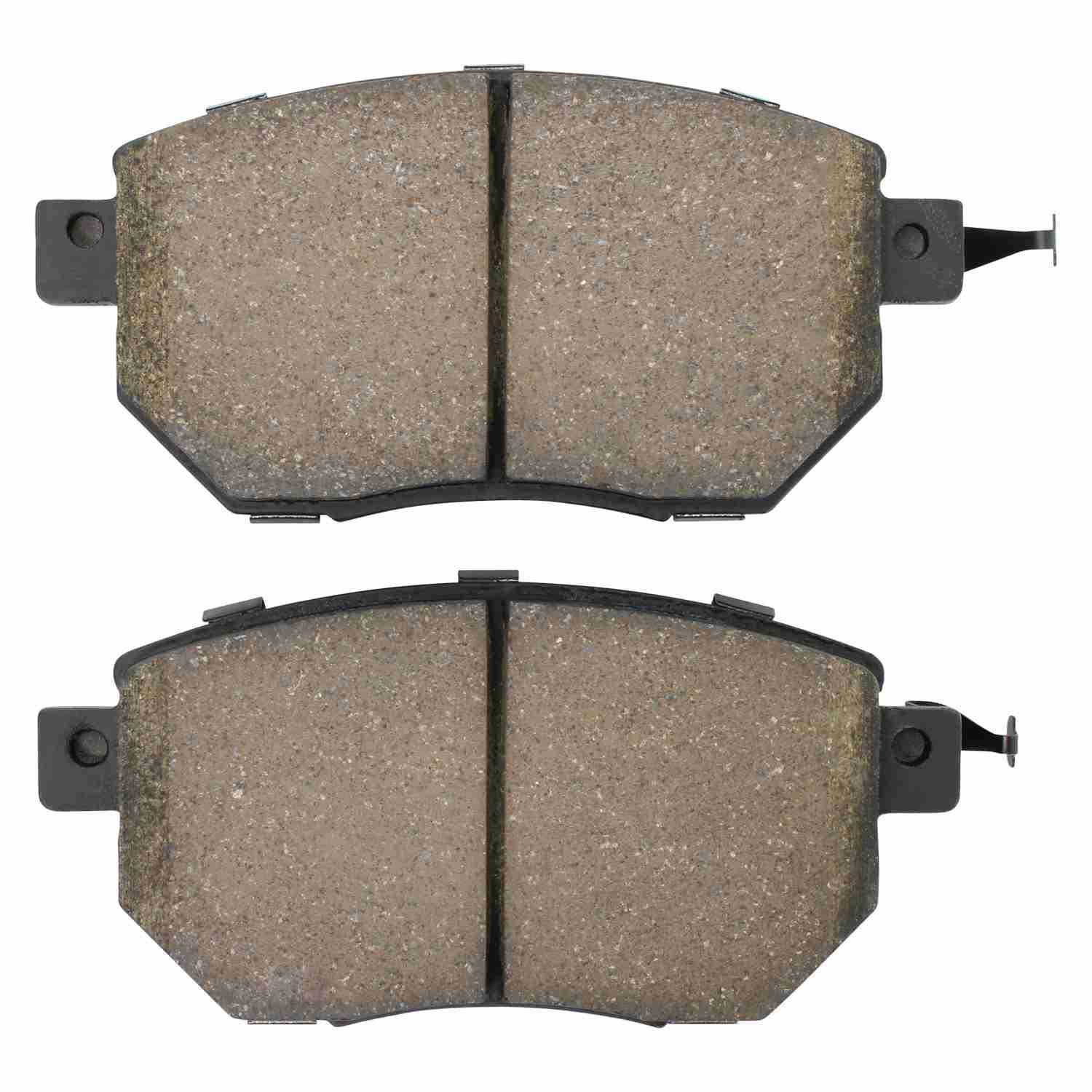 Front View of Front Disc Brake Pad Set MPA 1000-0969C