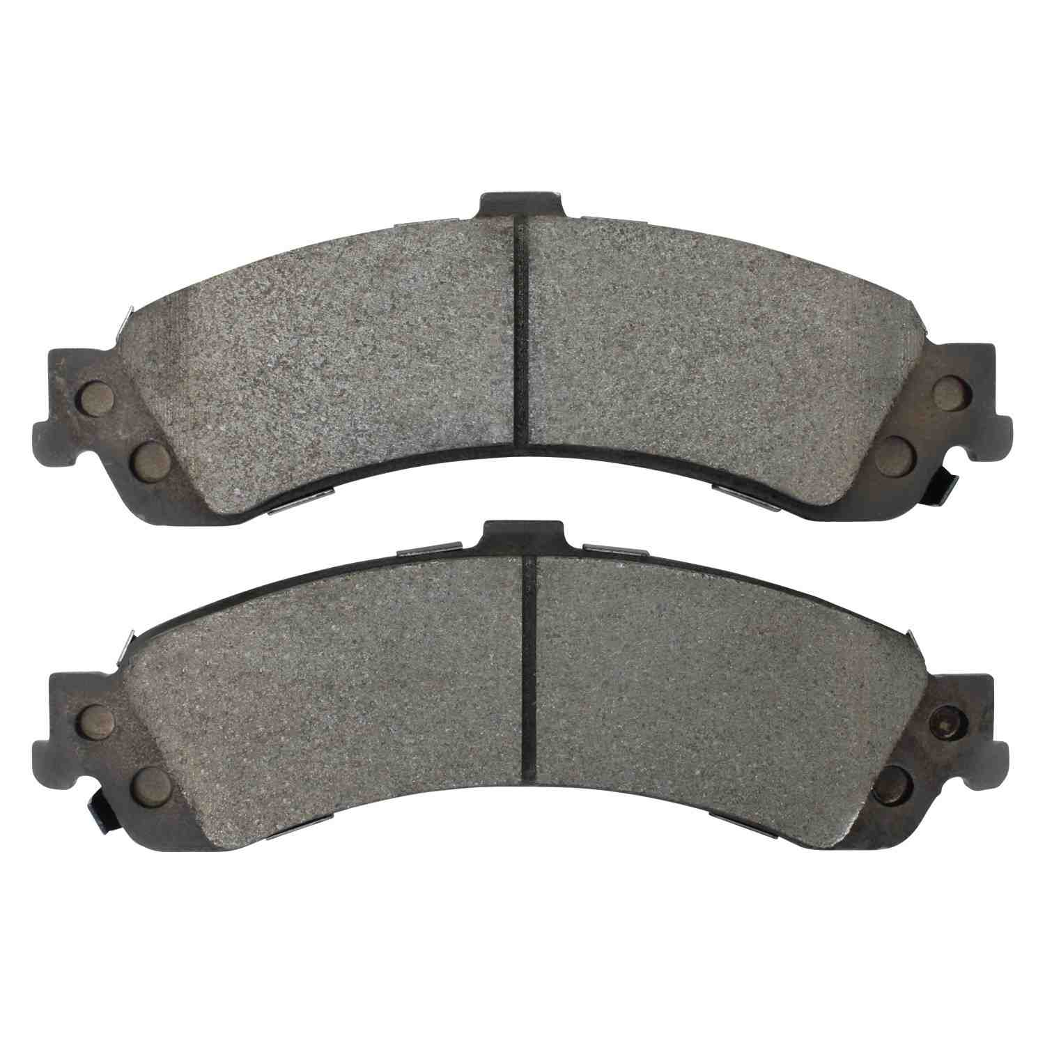 Front View of Rear Disc Brake Pad Set MPA 1000-0975M