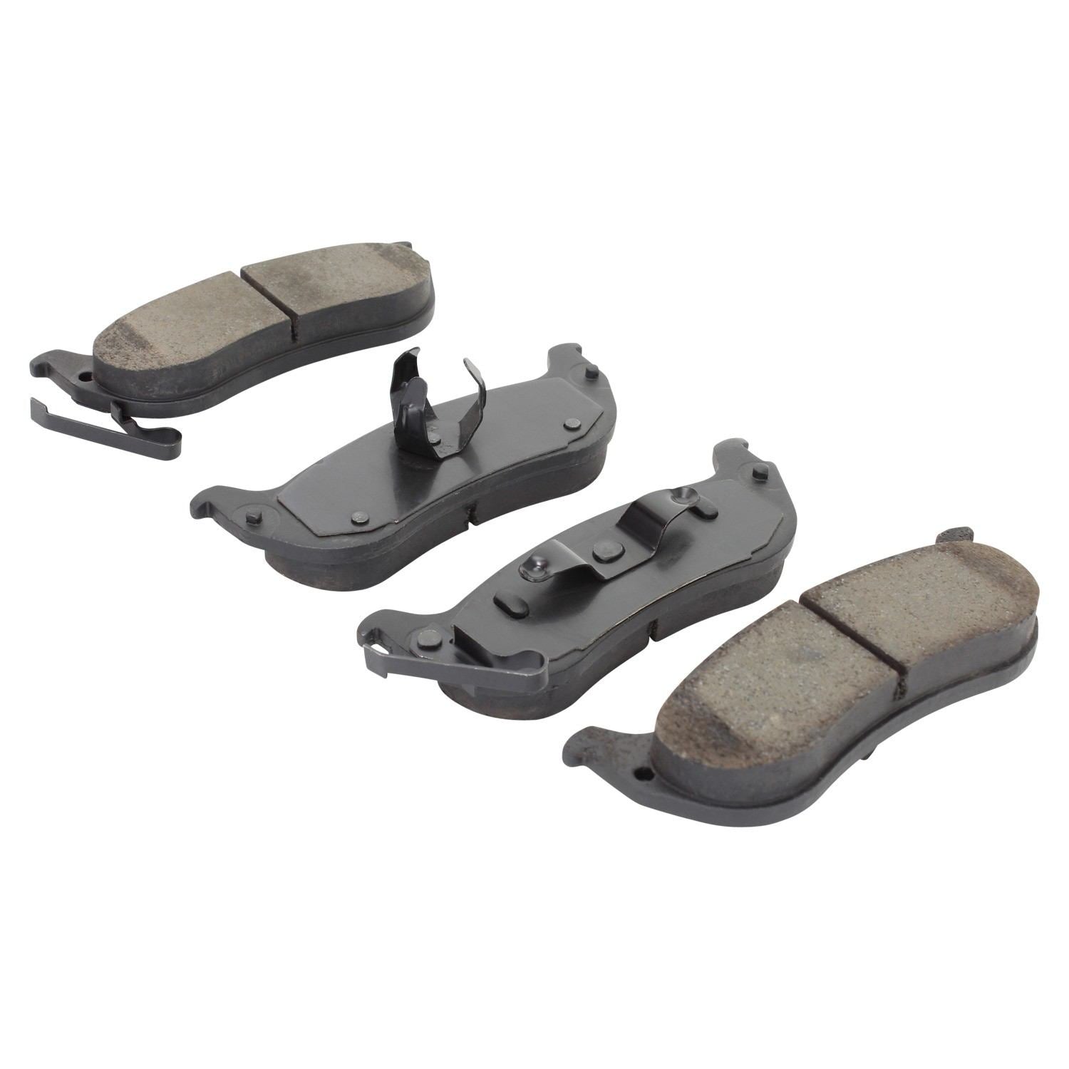 Angle View of Rear Disc Brake Pad Set MPA 1000-0998C