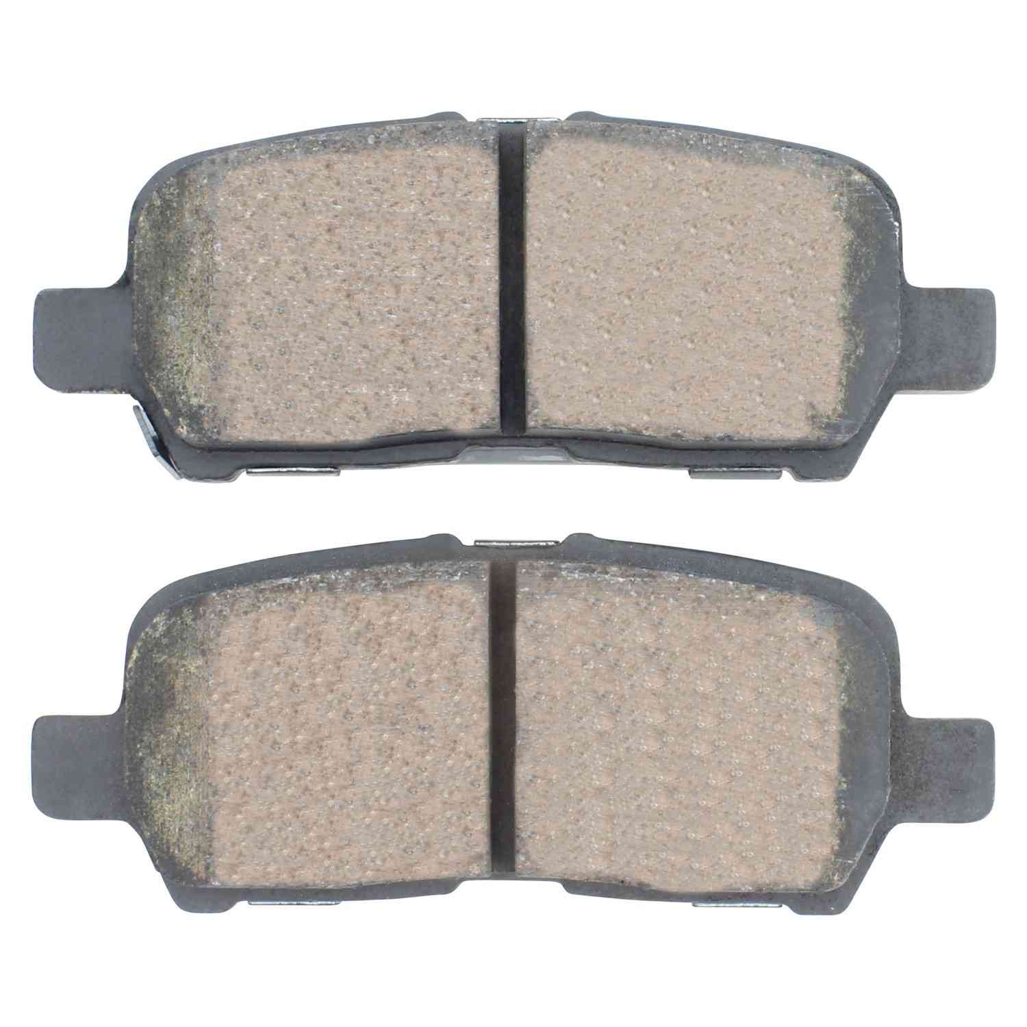 Front View of Rear Disc Brake Pad Set MPA 1000-0999C