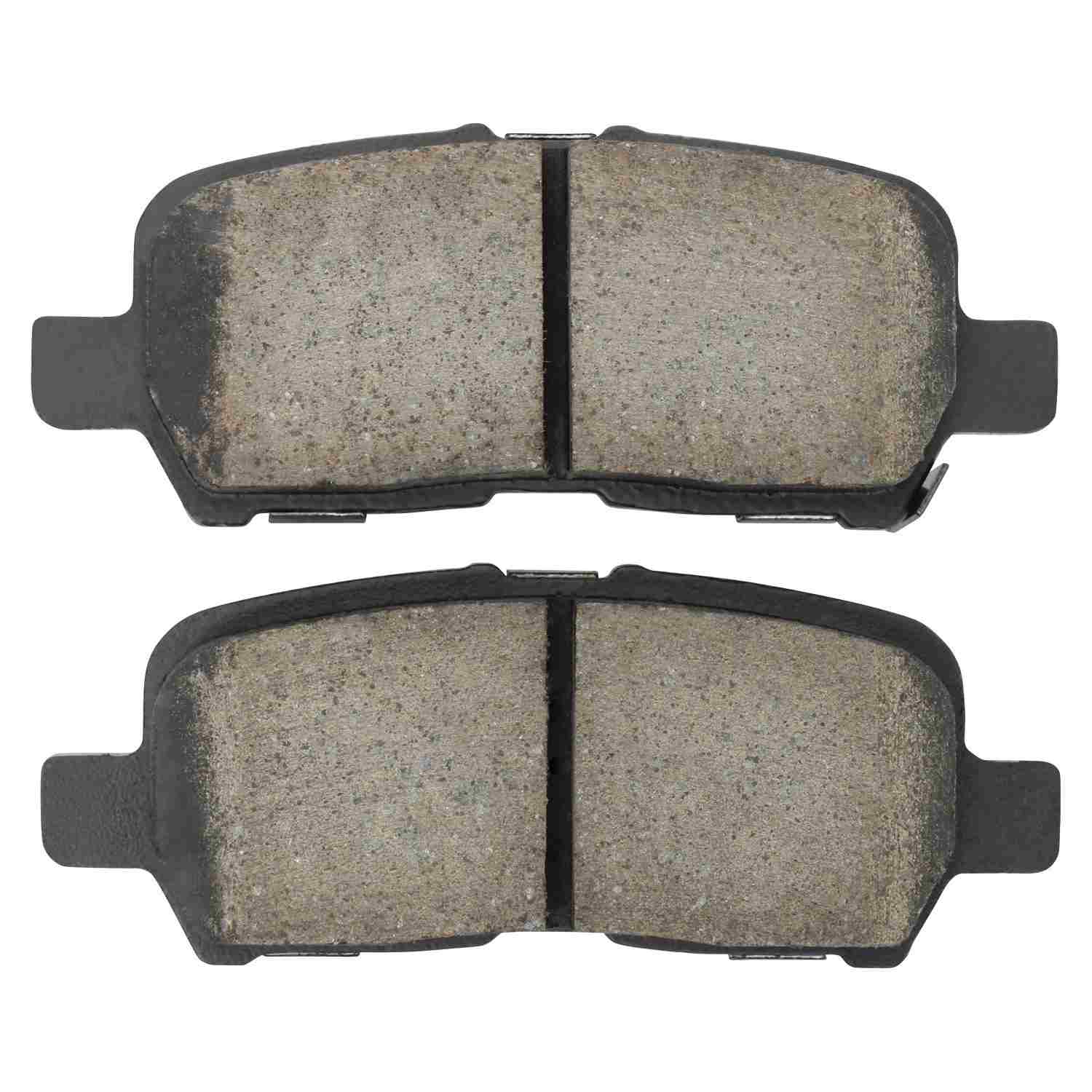 Front View of Rear Disc Brake Pad Set MPA 1000-0999M