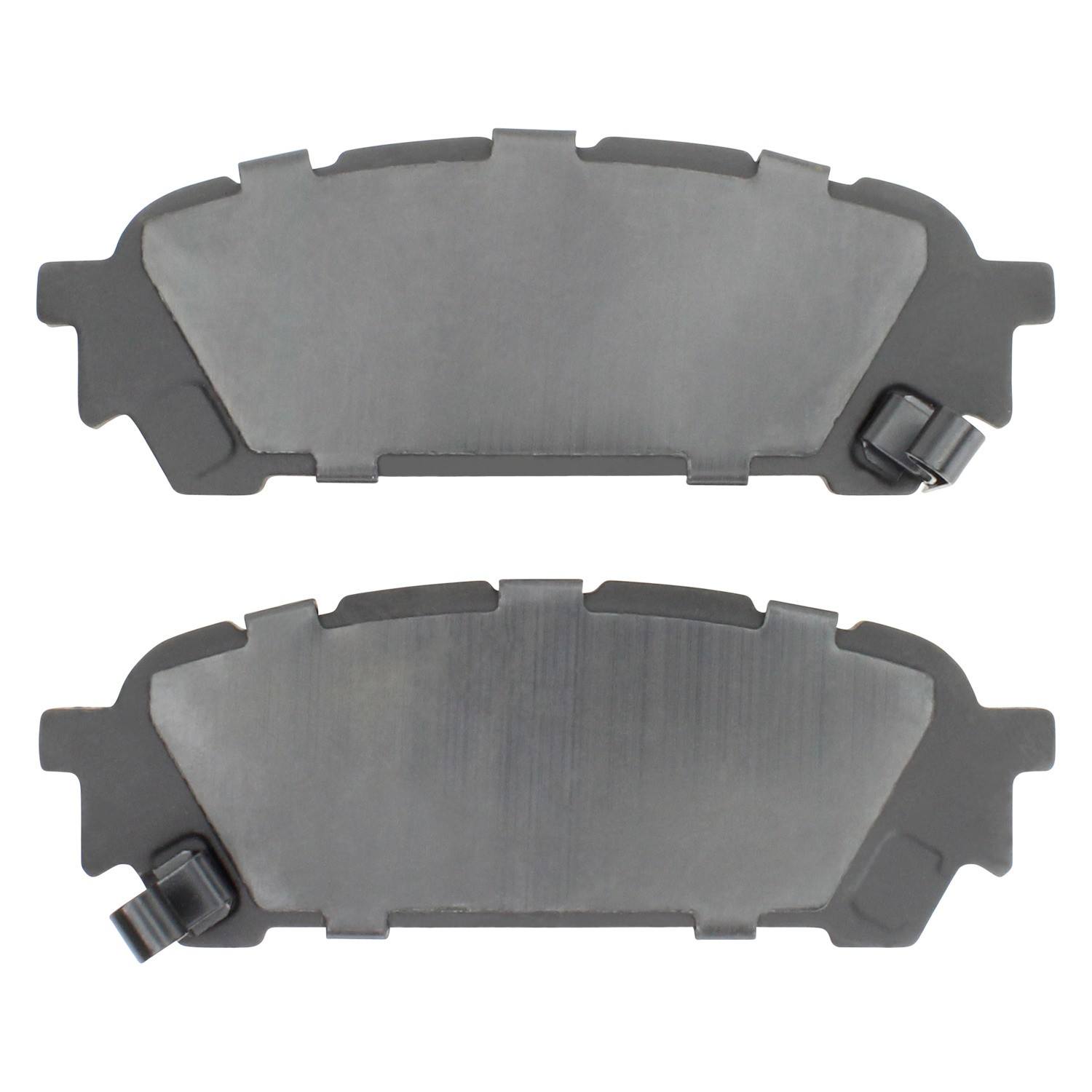 Back View of Rear Disc Brake Pad Set MPA 1000-1004C