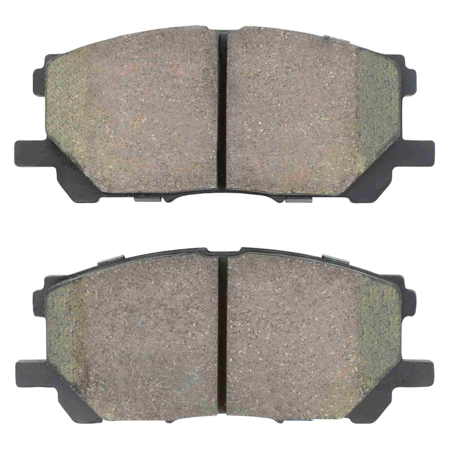 Front View of Front Disc Brake Pad Set MPA 1000-1005C