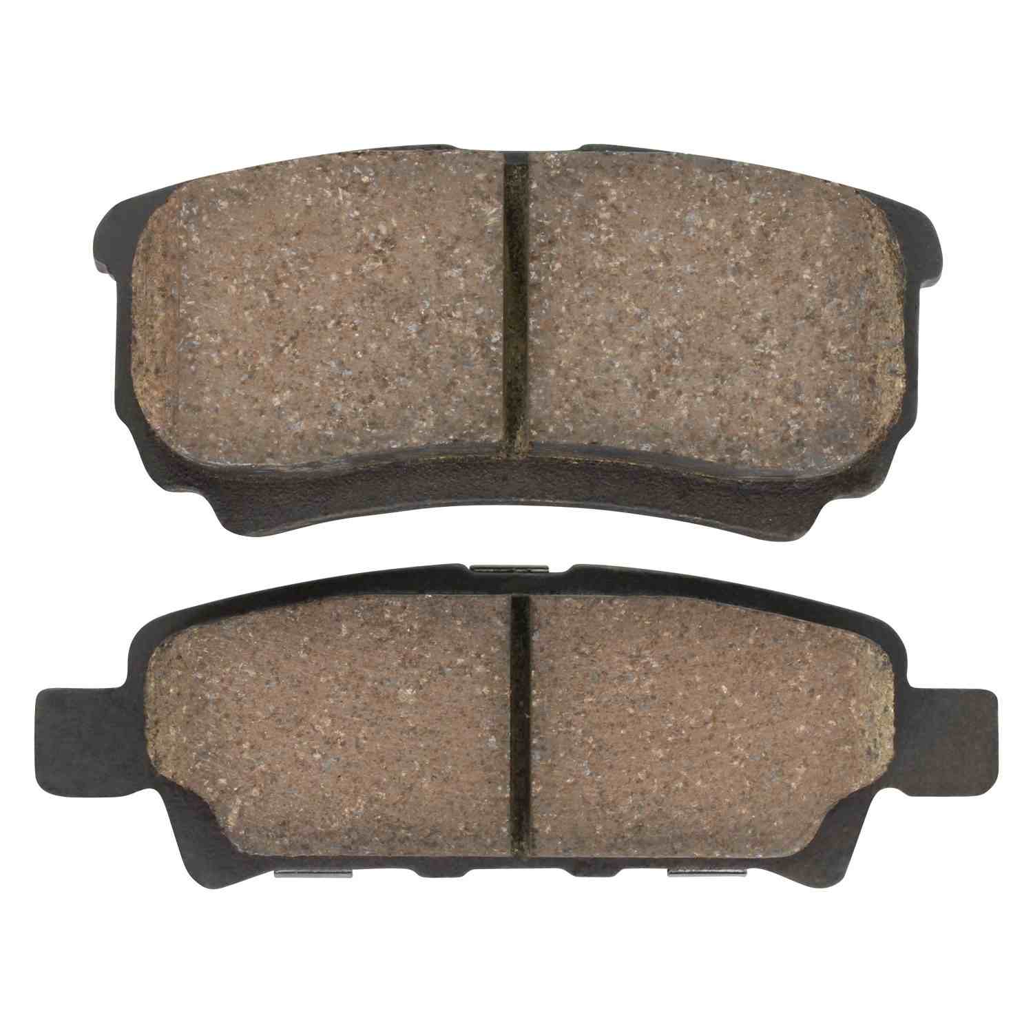 Front View of Rear Disc Brake Pad Set MPA 1000-1037C