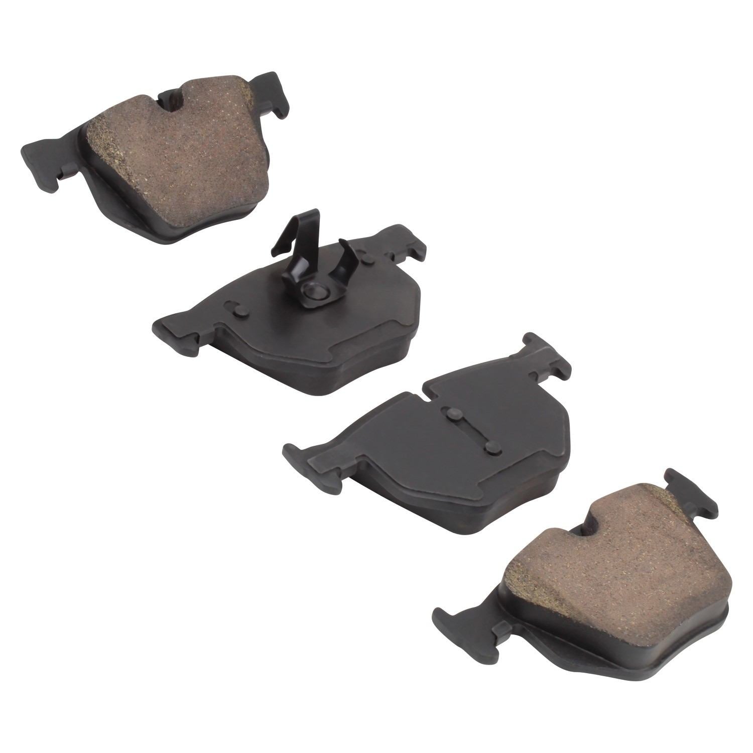 Angle View of Rear Disc Brake Pad Set MPA 1000-1042C