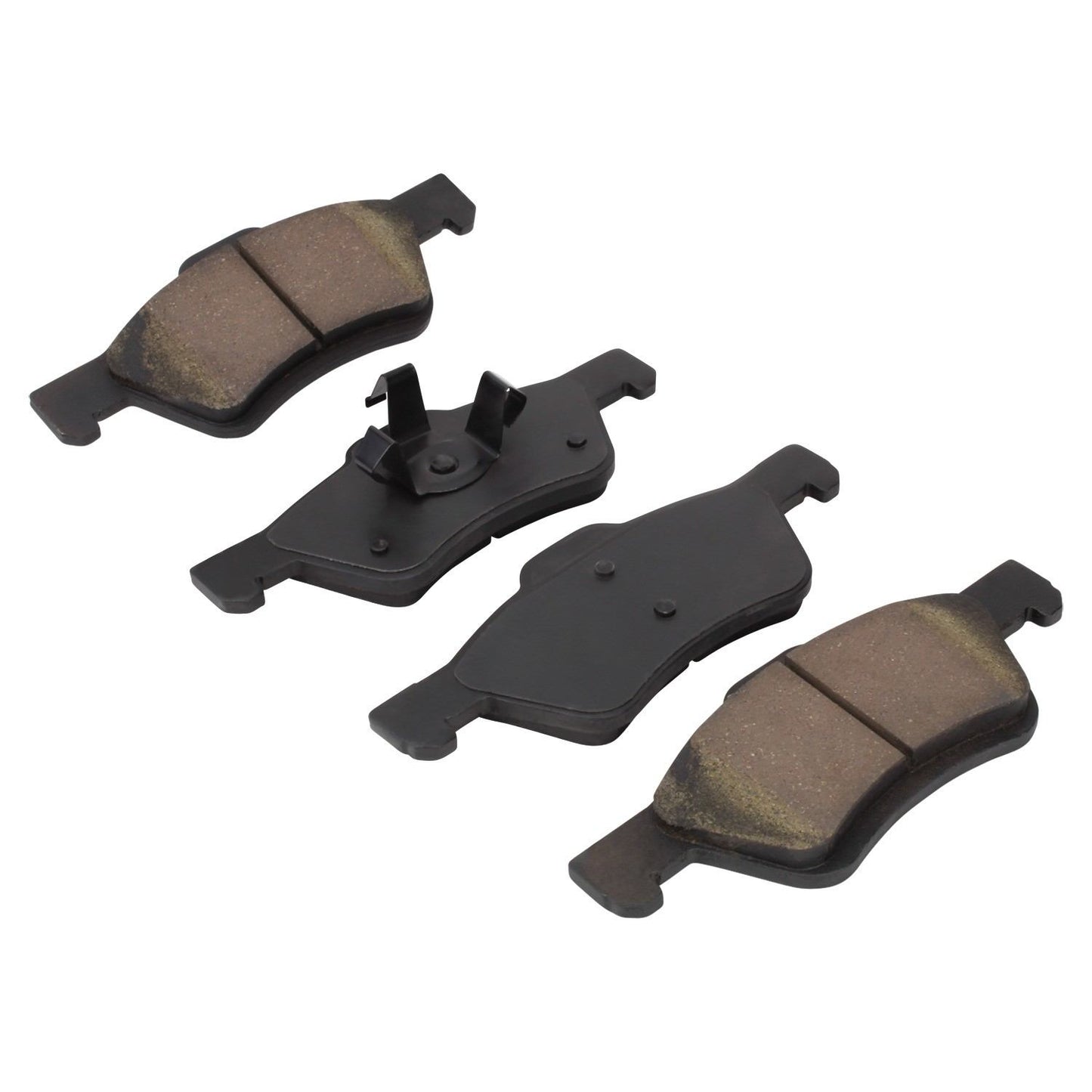 Angle View of Front Disc Brake Pad Set MPA 1000-1047C