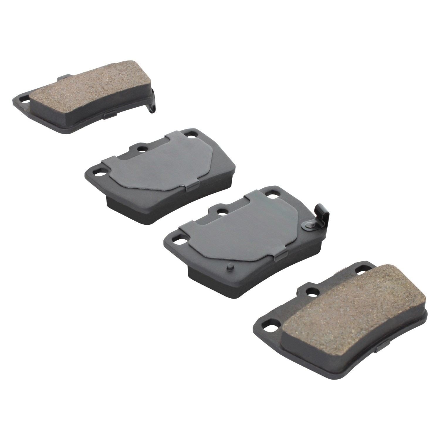 Angle View of Rear Disc Brake Pad Set MPA 1000-1051C