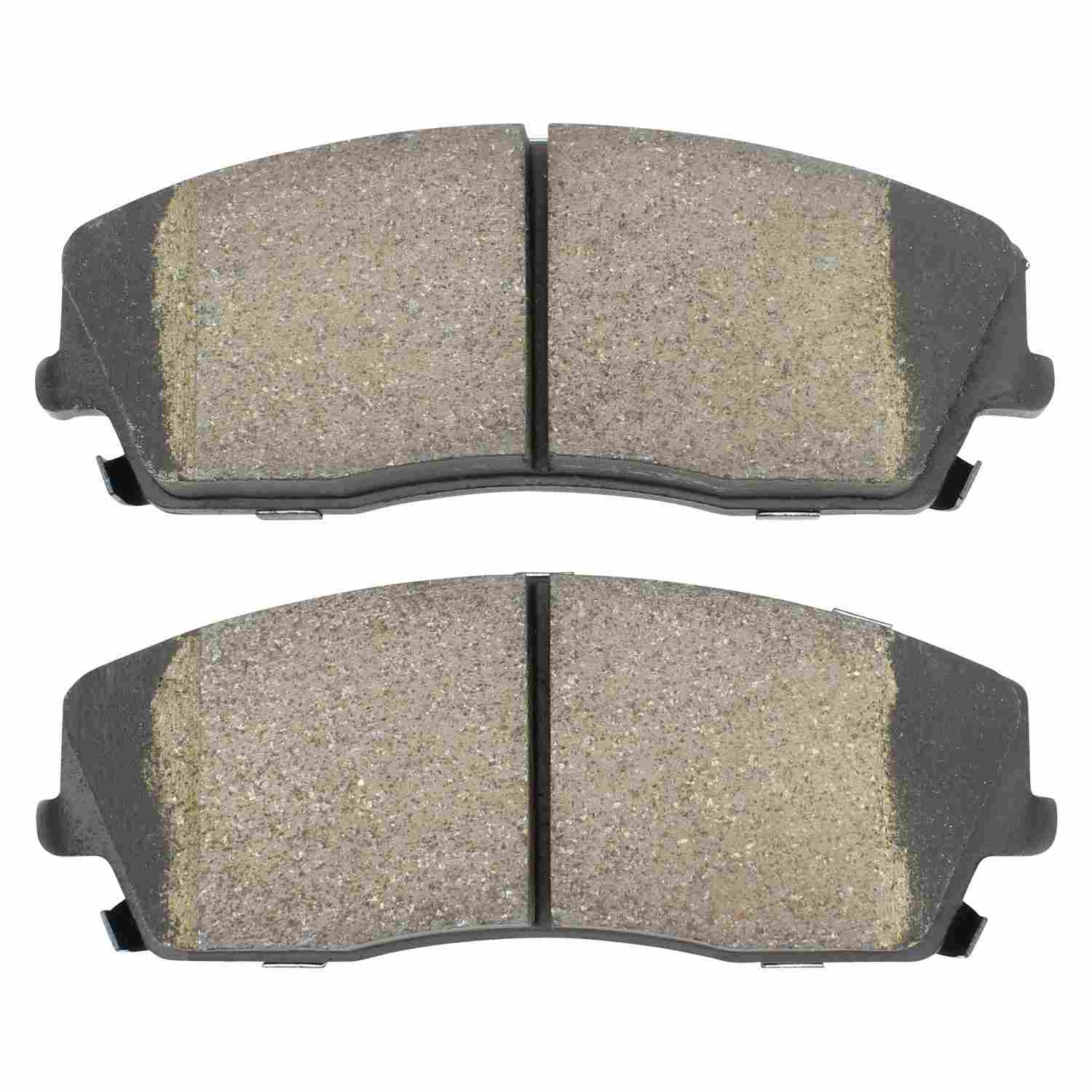 Front View of Front Disc Brake Pad Set MPA 1000-1056C