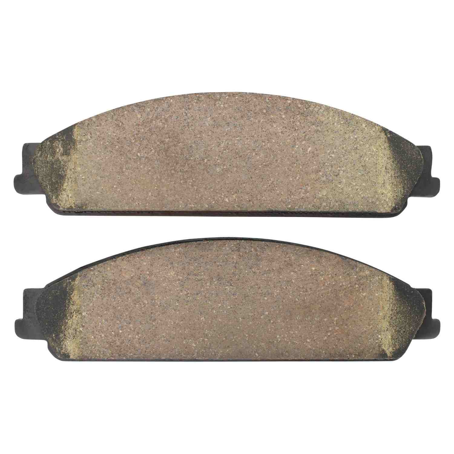 Front View of Front Disc Brake Pad Set MPA 1000-1070C