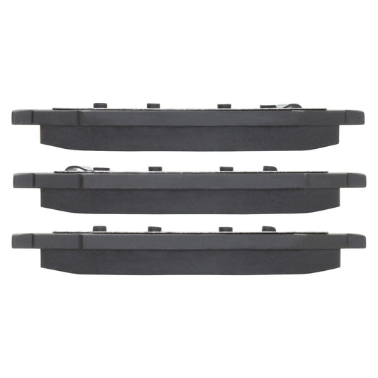 Top View of Front Disc Brake Pad Set MPA 1000-1075C