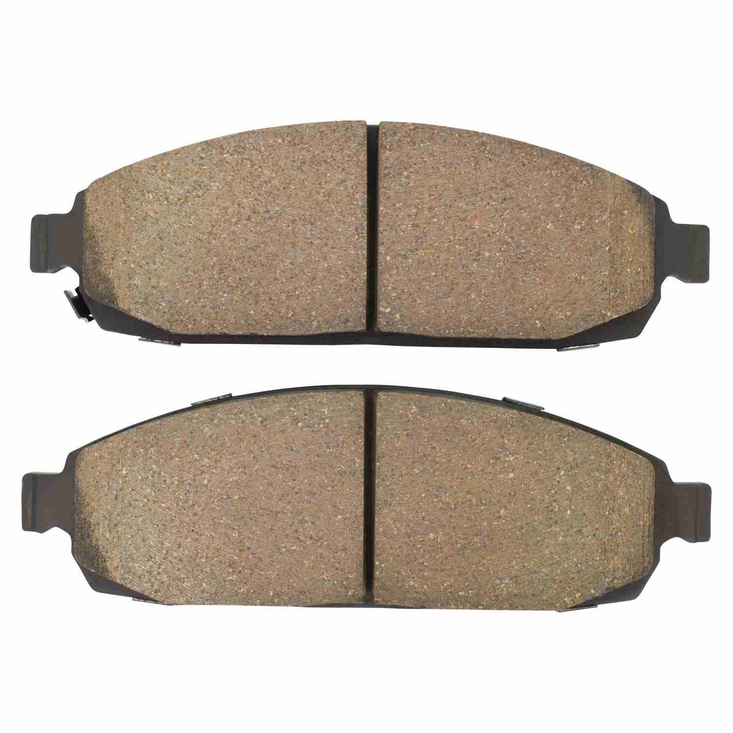 Front View of Front Disc Brake Pad Set MPA 1000-1080C