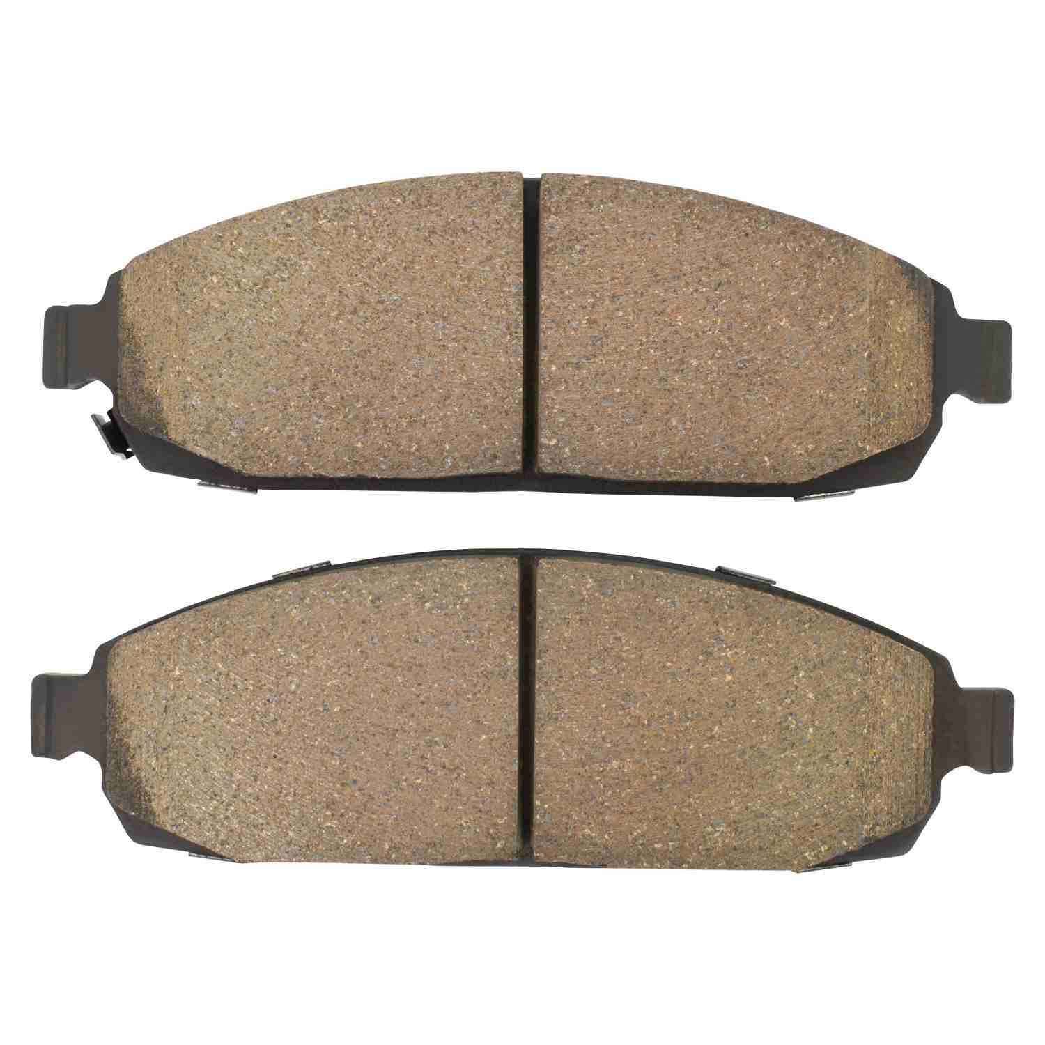 Front View of Front Disc Brake Pad Set MPA 1000-1080M