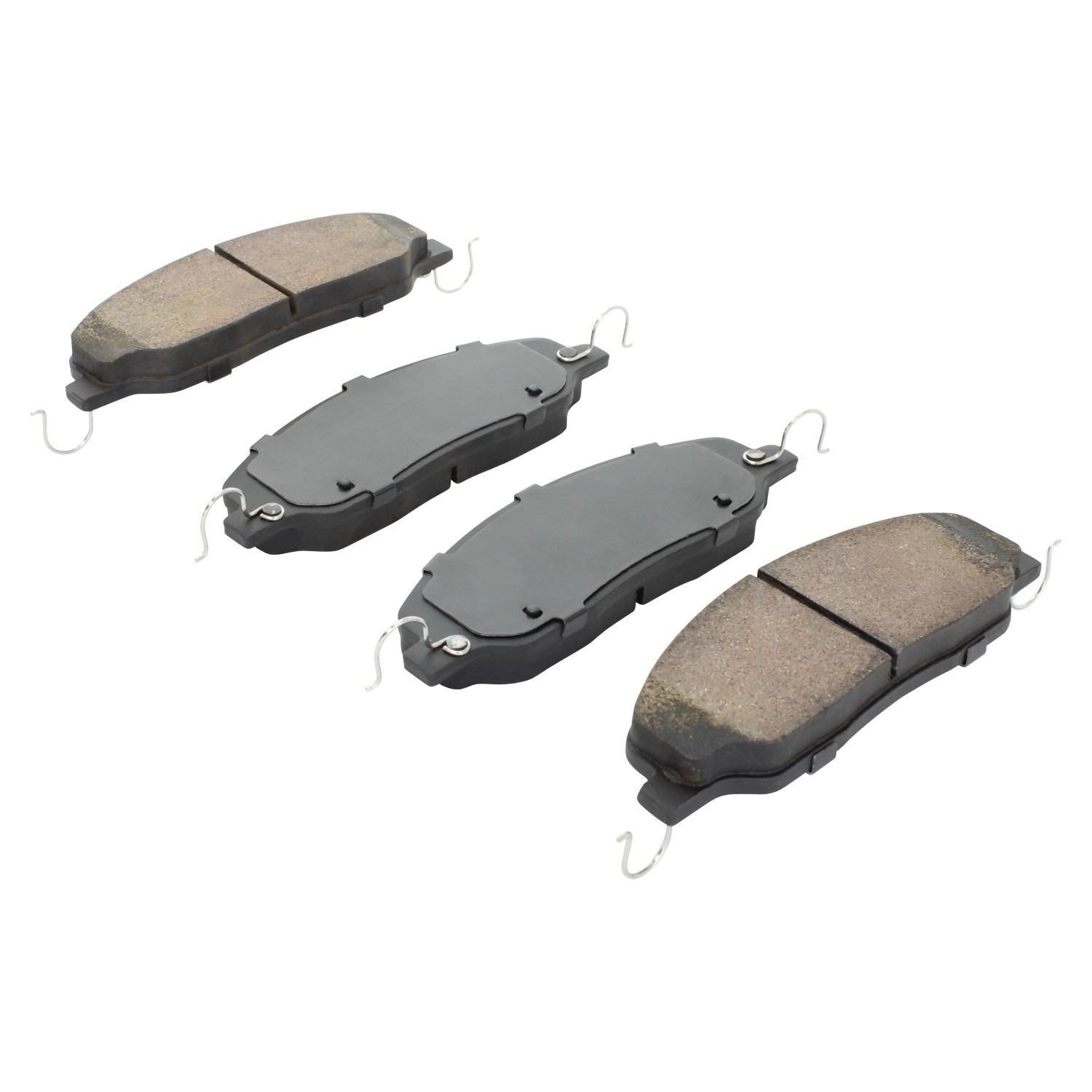 Angle View of Front Disc Brake Pad Set MPA 1000-1081C