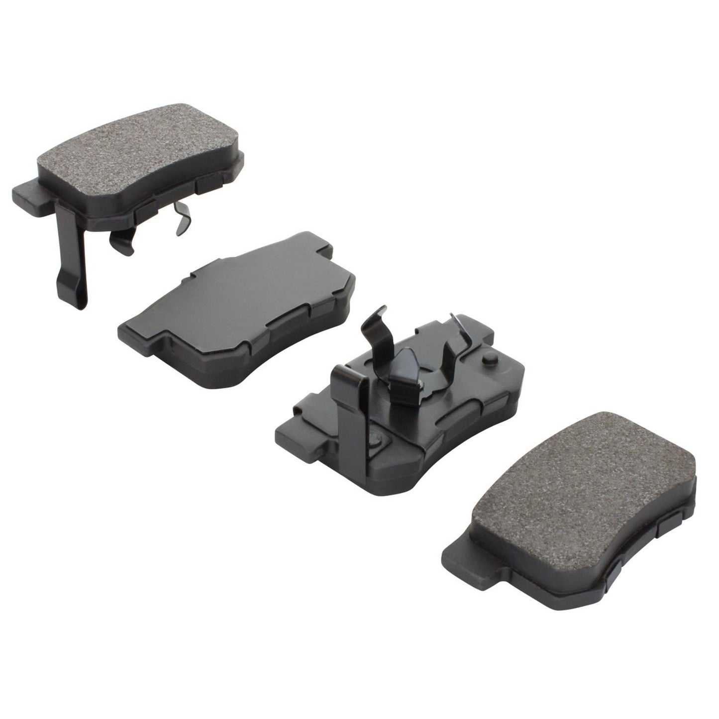 Angle View of Rear Disc Brake Pad Set MPA 1000-1086M