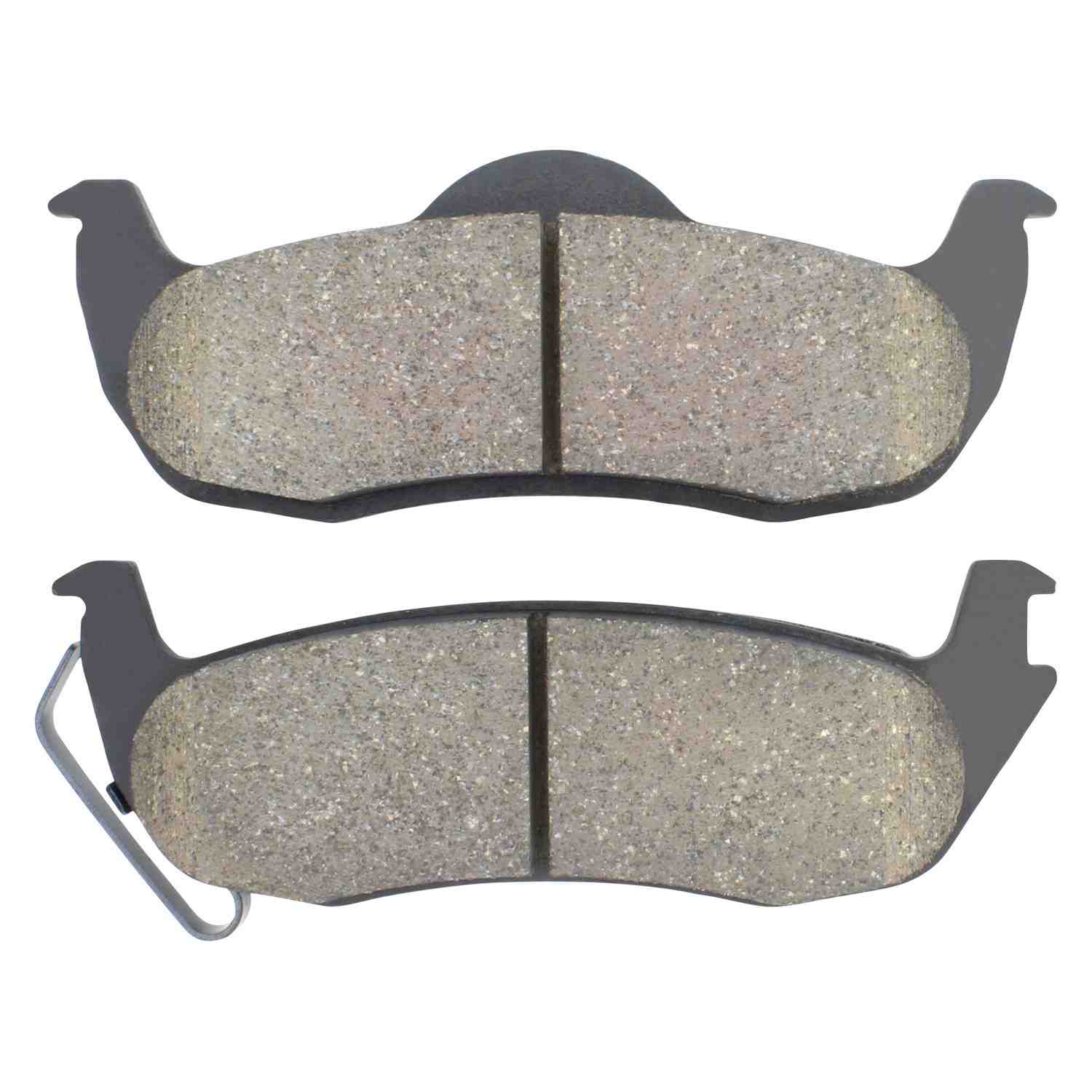 Front View of Rear Disc Brake Pad Set MPA 1000-1087C