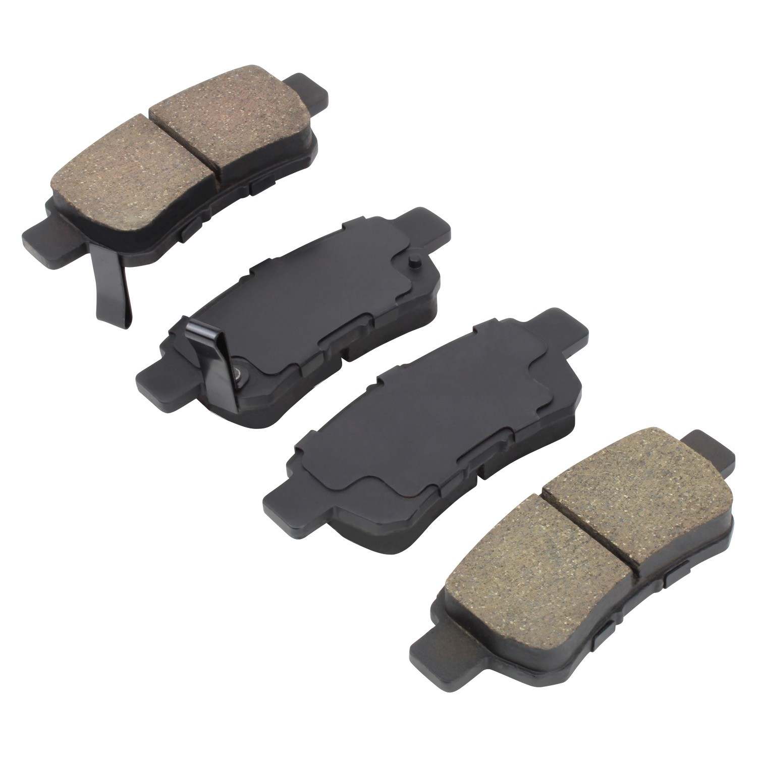 Angle View of Rear Disc Brake Pad Set MPA 1000-1088C