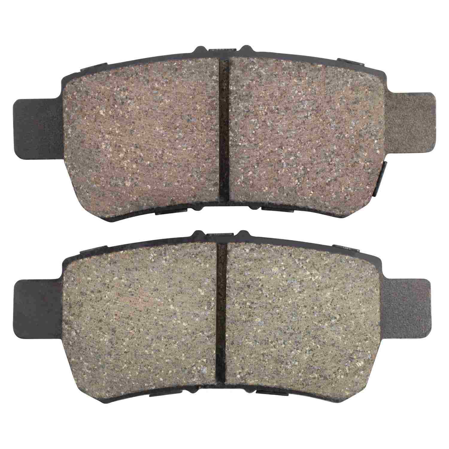 Front View of Rear Disc Brake Pad Set MPA 1000-1088C