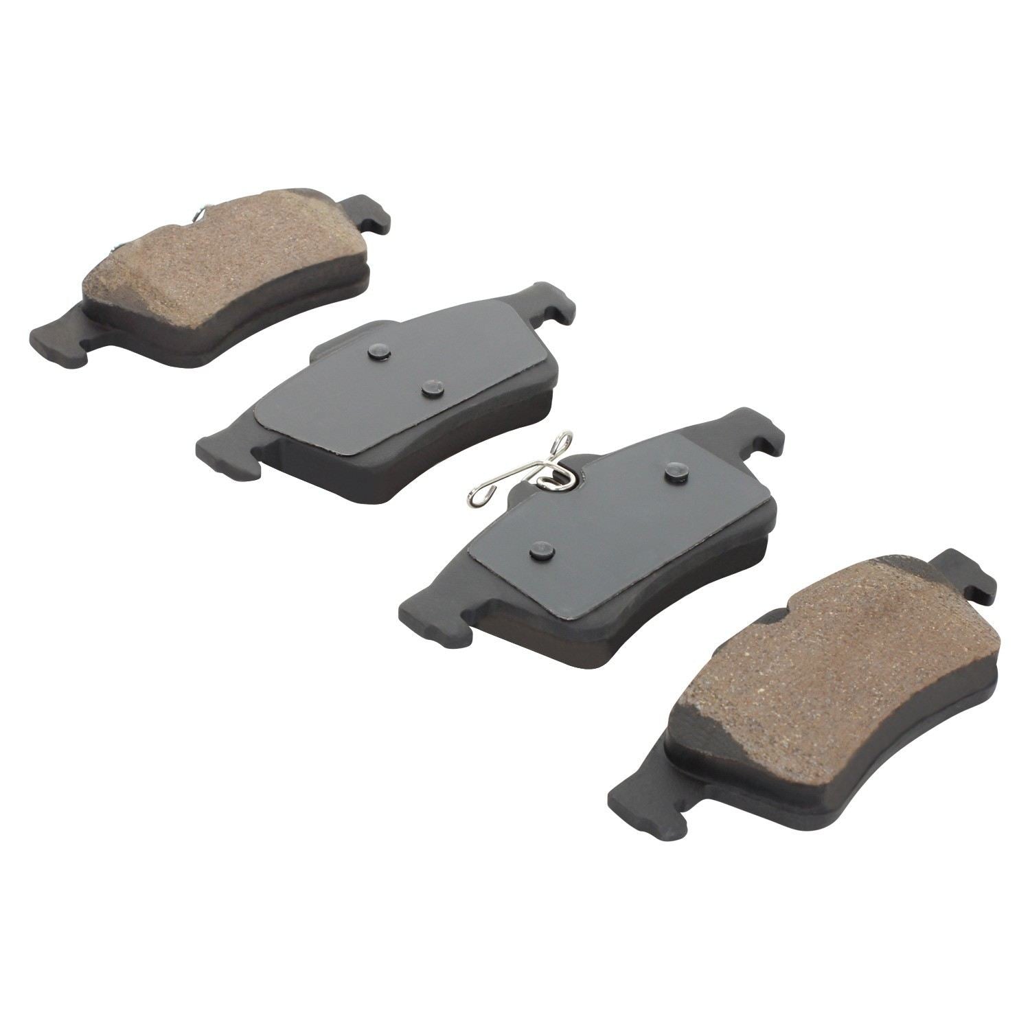 Angle View of Rear Disc Brake Pad Set MPA 1000-1095M