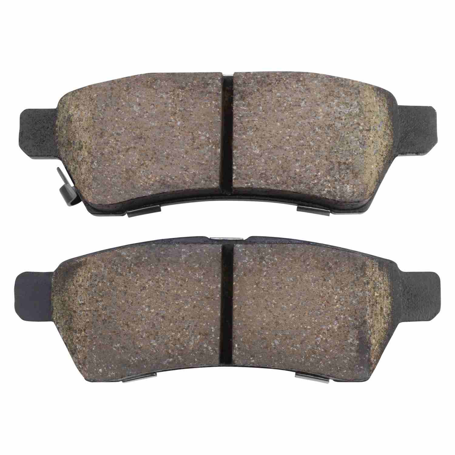 Front View of Rear Disc Brake Pad Set MPA 1000-1100M