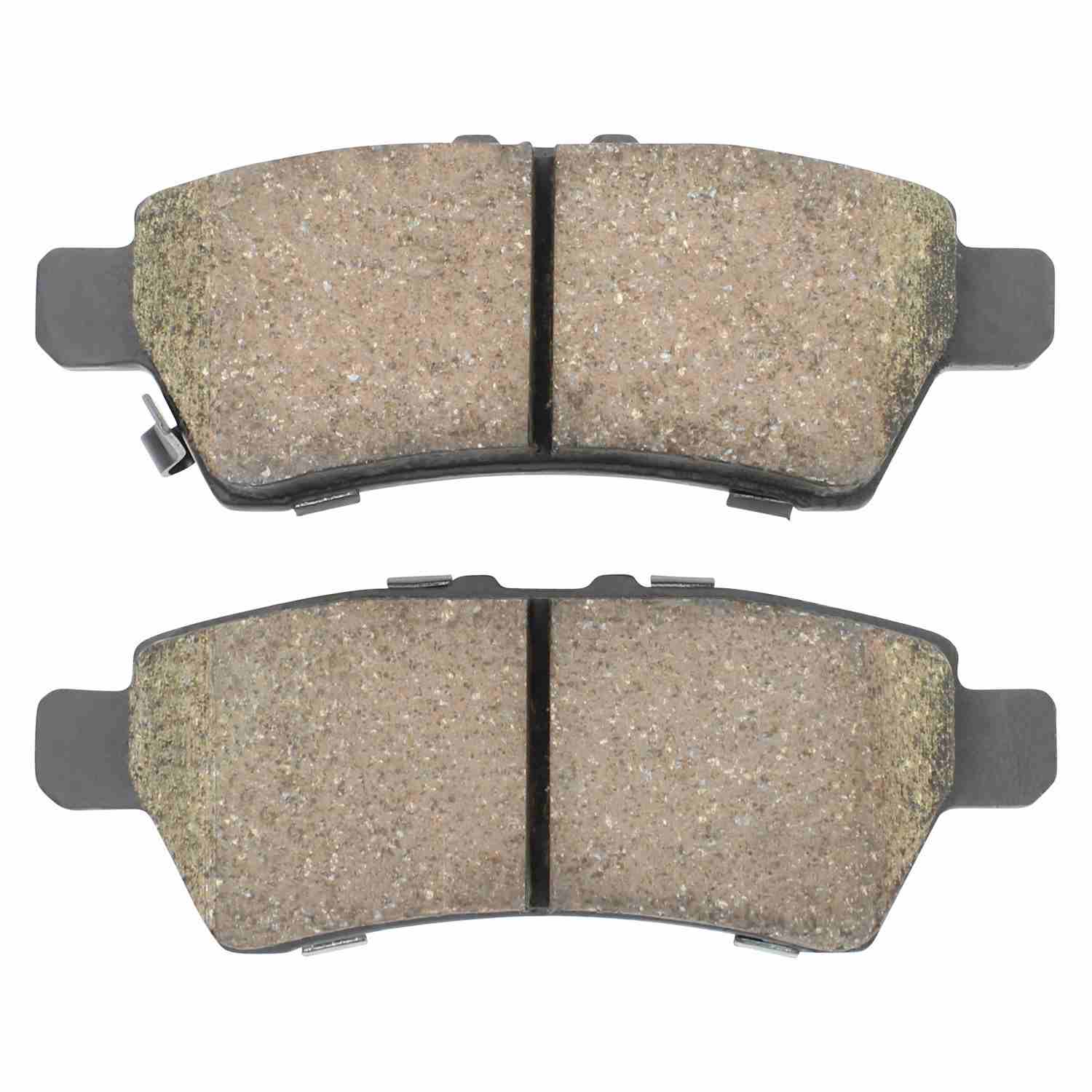 Front View of Rear Disc Brake Pad Set MPA 1000-1101C